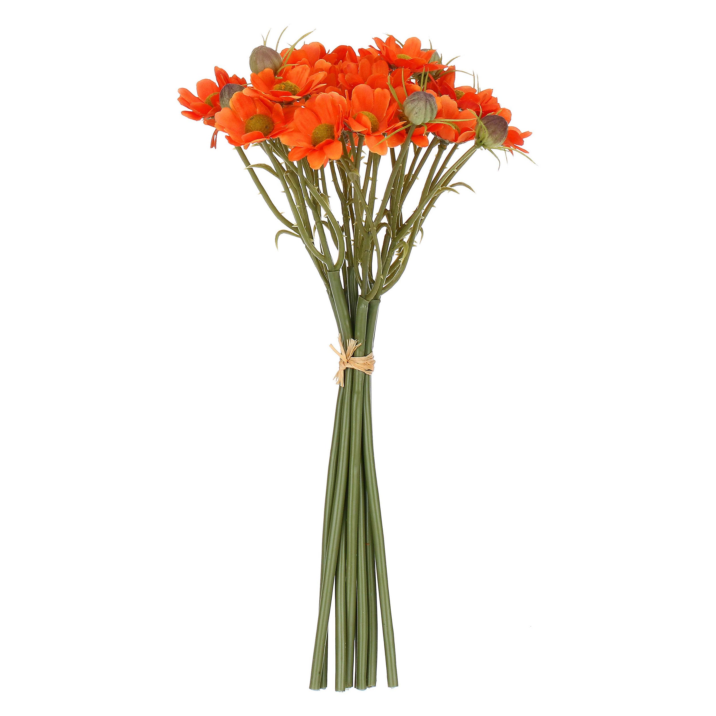 Set da 12, Margherite, Ilmazzolino - Stoffa, Ferro, PVC, 28x10x10 cm