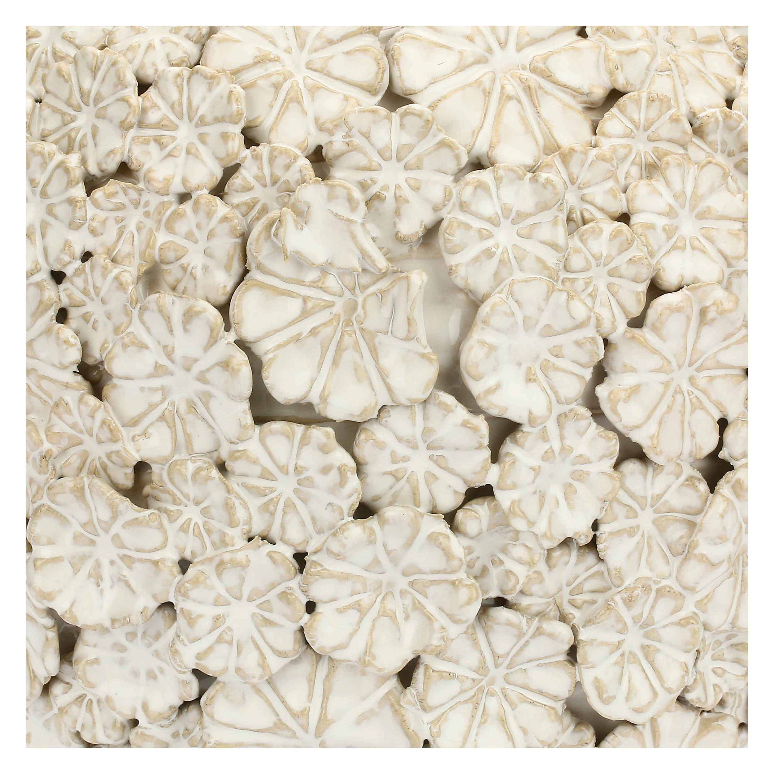 Cachepot L Bianco, Fiorinfiorello - Gres, 24x24x20 cm