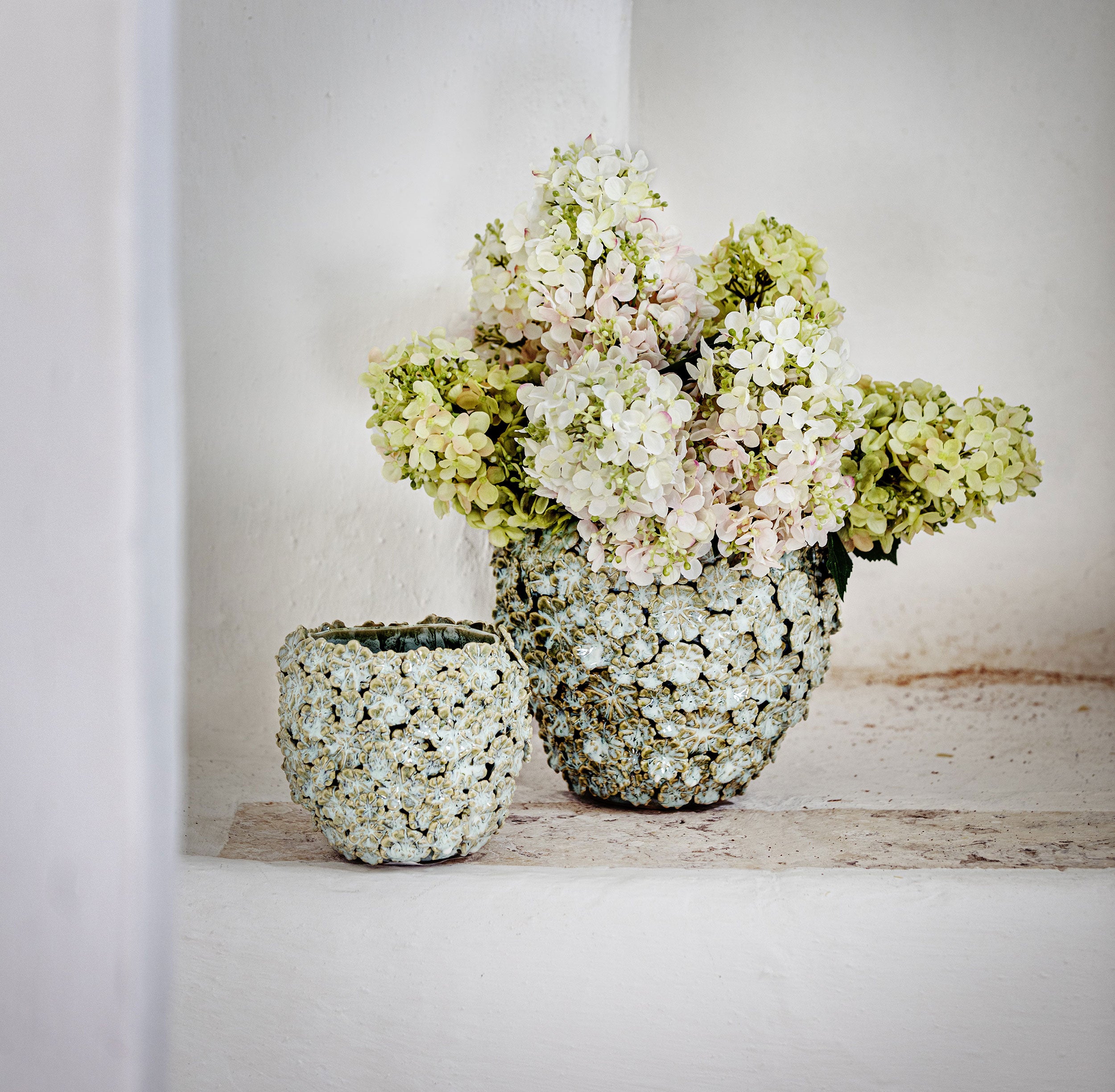 Cachepot M, Fiorinfiorello - Gres, 23x17x14 cm