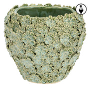 Cachepot L Bianco, Fiorinfiorello - Gres, 24x24x20 cm