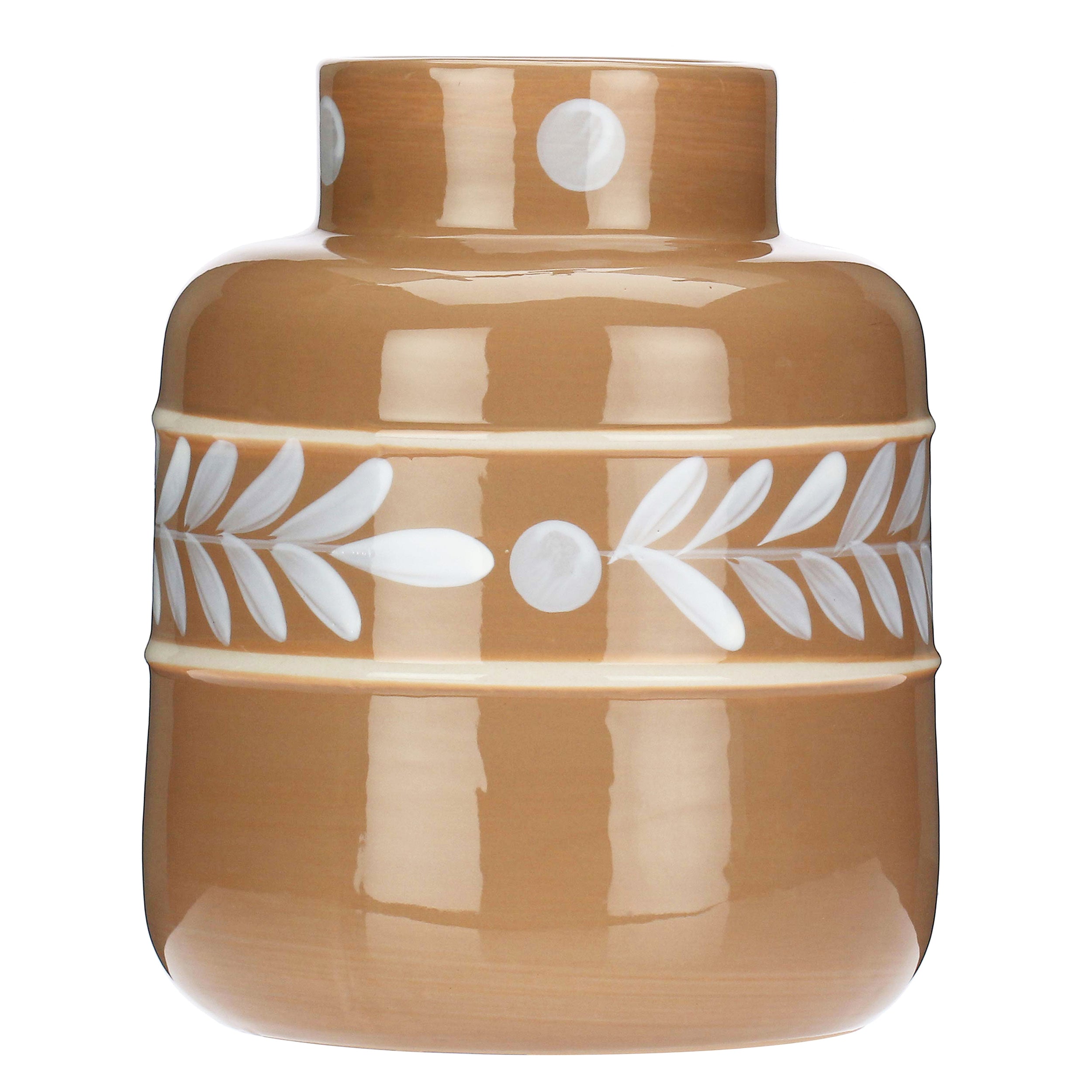 Vaso Cilindrico S, Laurus - ceramica, d 15 h20 cm