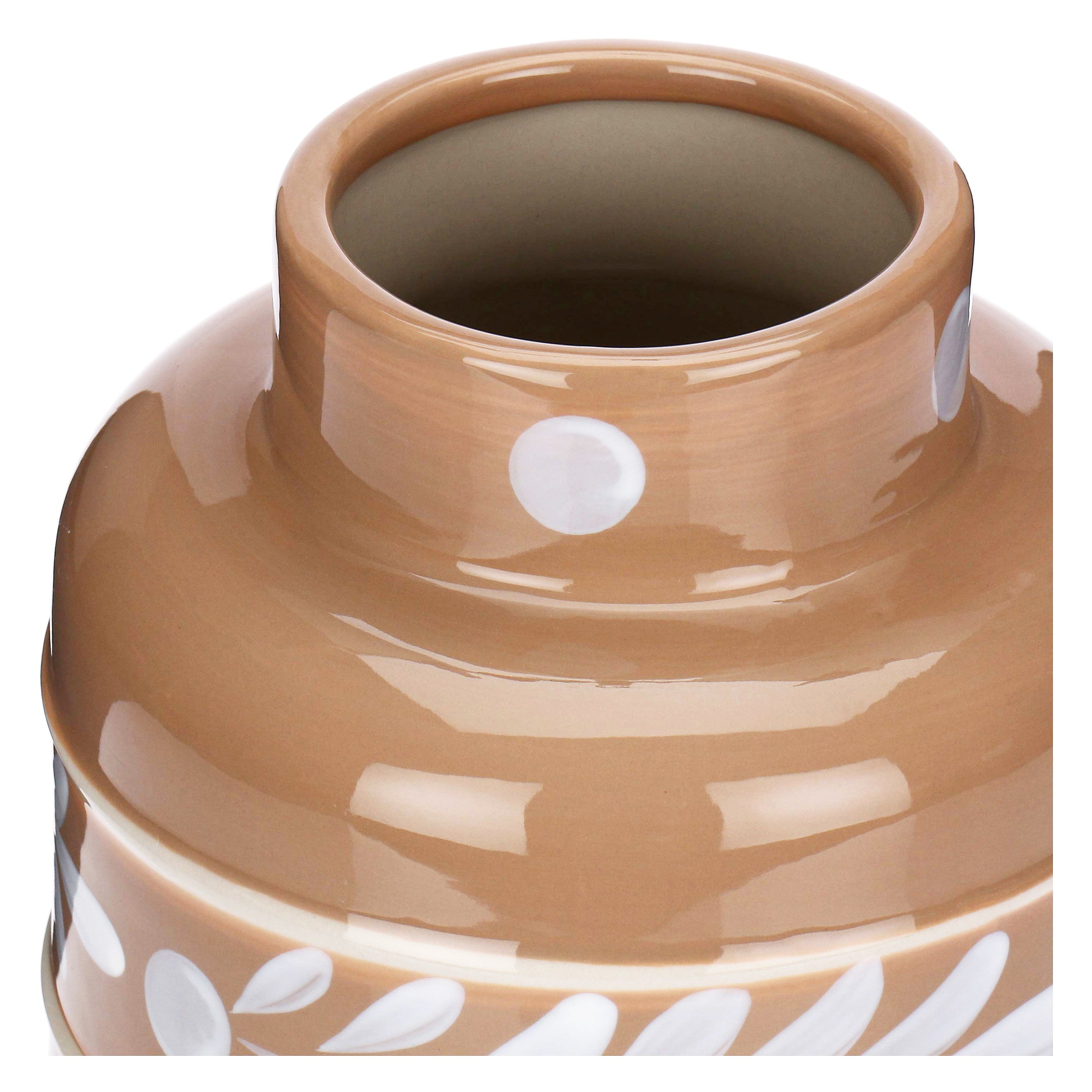 Vaso Cilindrico S, Laurus - ceramica, d 15 h20 cm