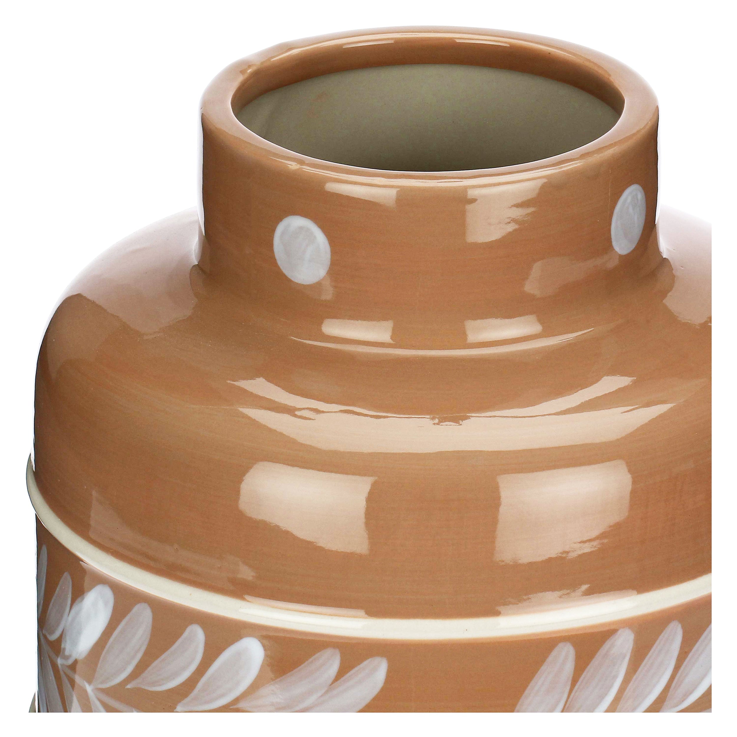 Vaso Cilindrico L, Laurus - ceramica, d 19,5 h34 cm