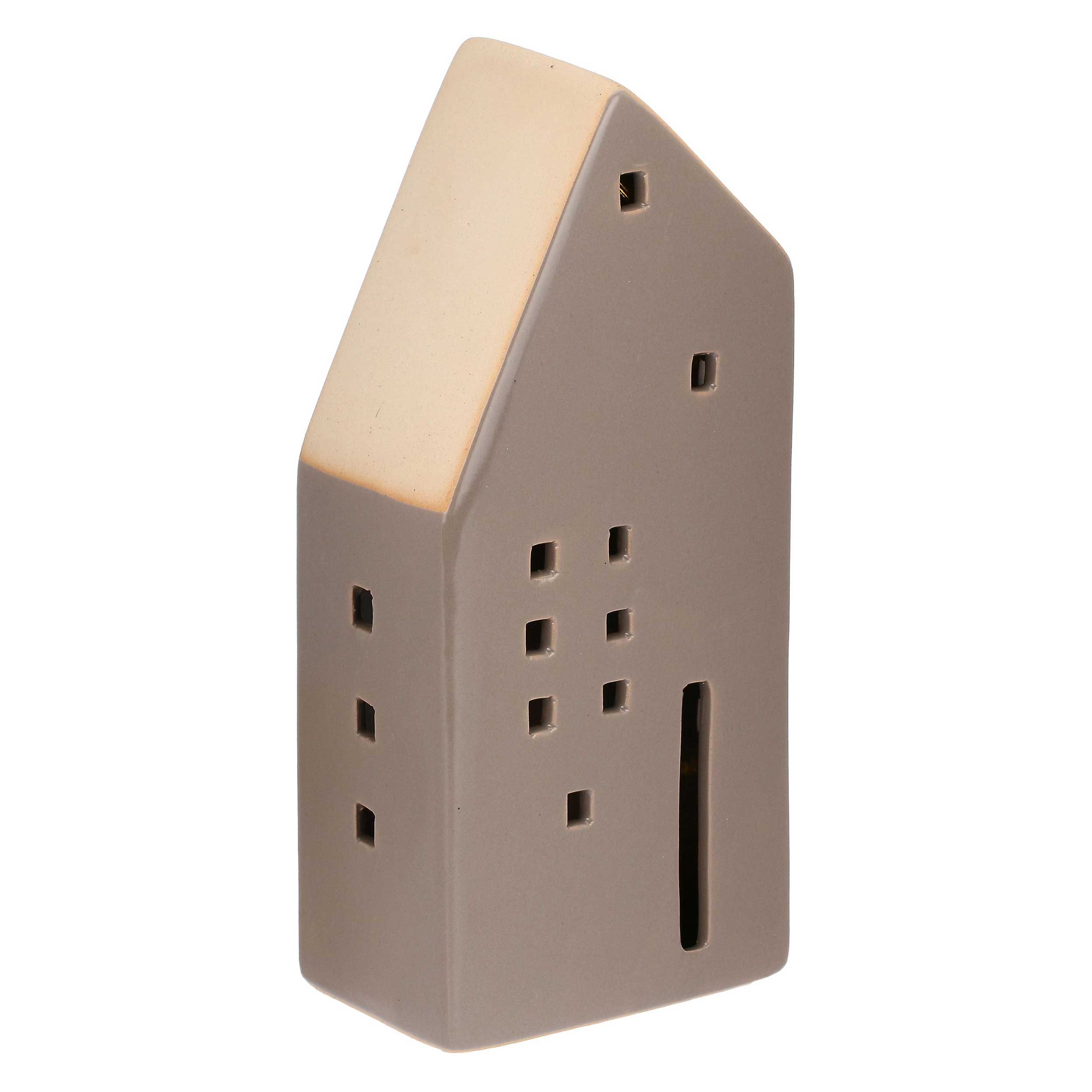 Casa Led Alta Grigia, Nelvillaggio - Gres, 10,6 x 7,4 x 23,8 cm