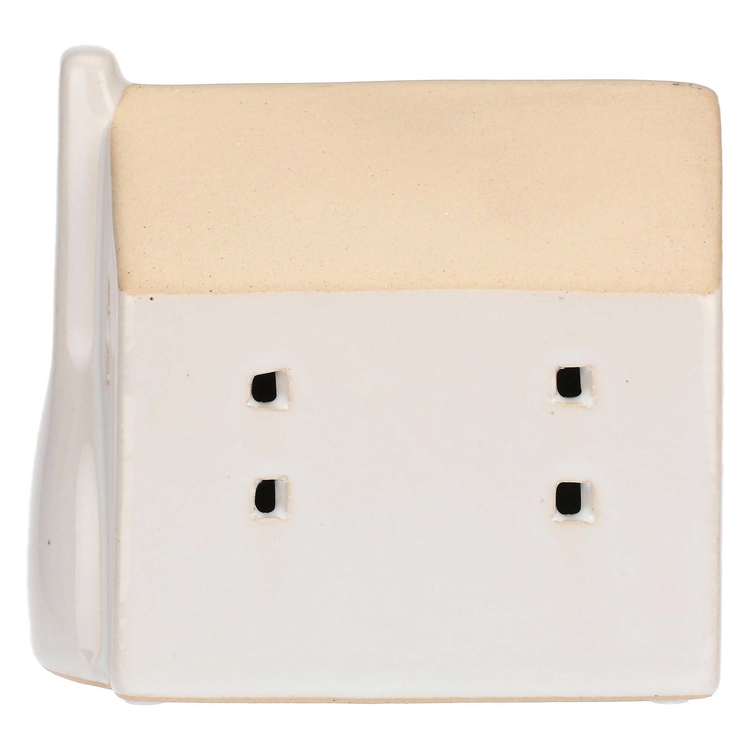 Casa Led Bianca, Nelvillaggio - Gres, 12,2 x 8,1 x 10,7 cm