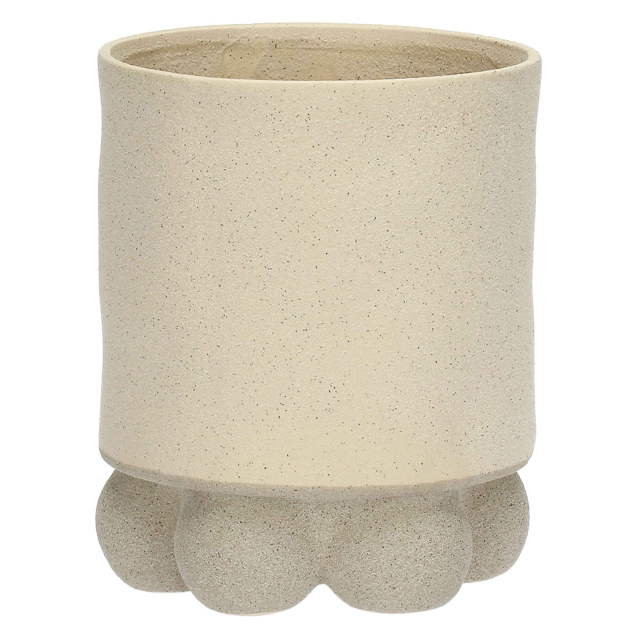 Cachepot L, Inequilibrio - Ceramica, 18,3 x 18,3 x 22,7 cm