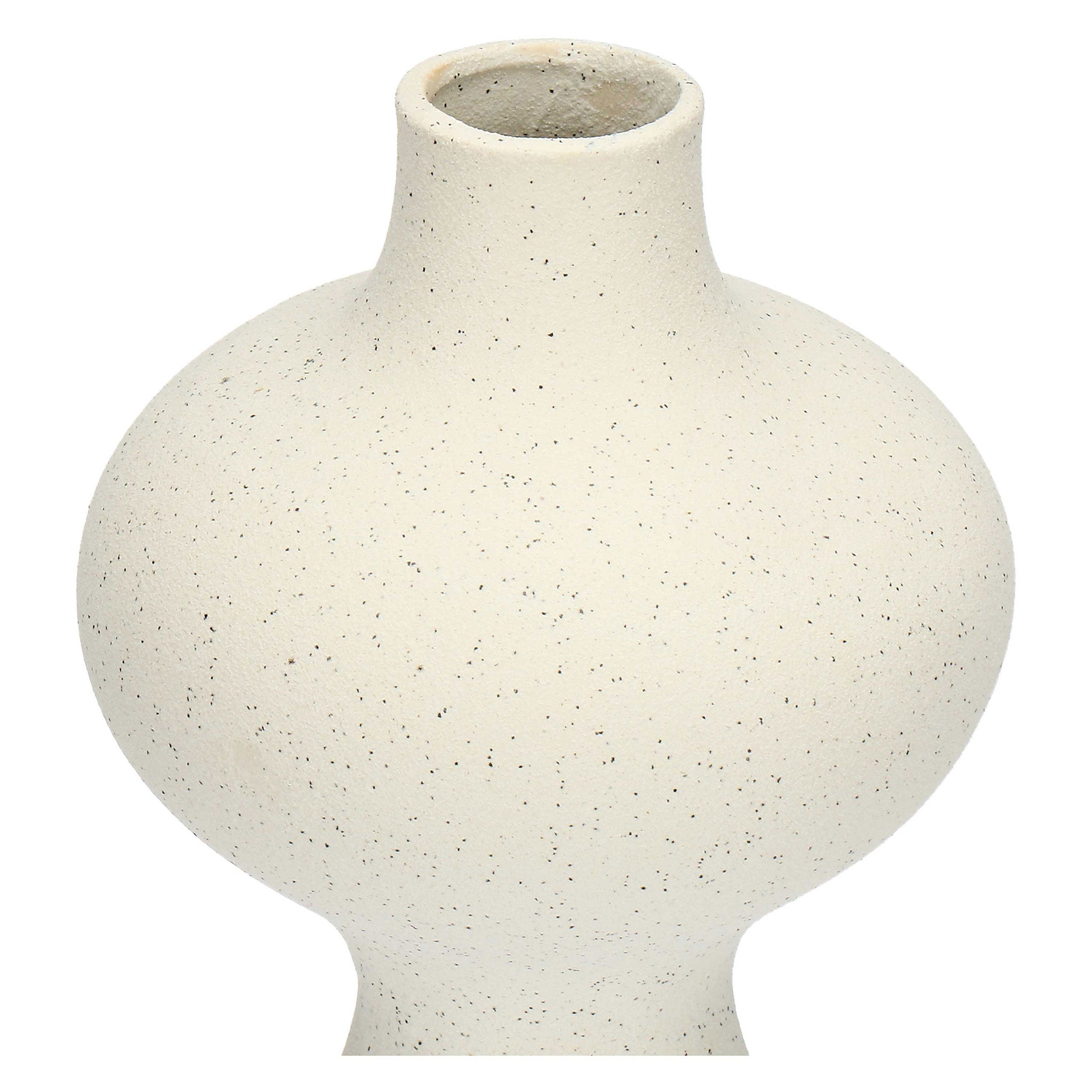 Vaso decorativo monofiore, Multicurve - Resina cementizia, 13 x 13 x 32 cm