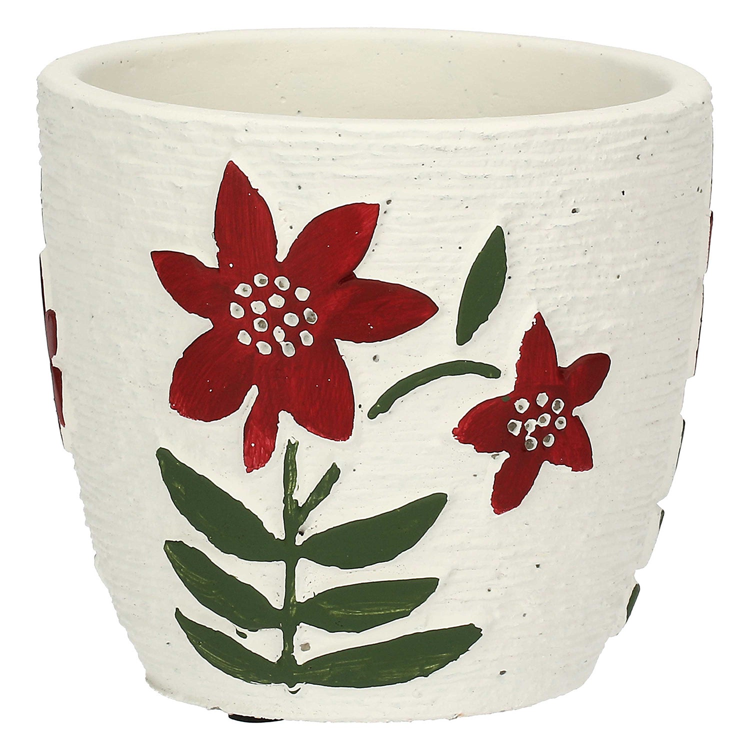 Cachepot S, Natalia - Resina cementizia, 11 x 11 x 10 cm