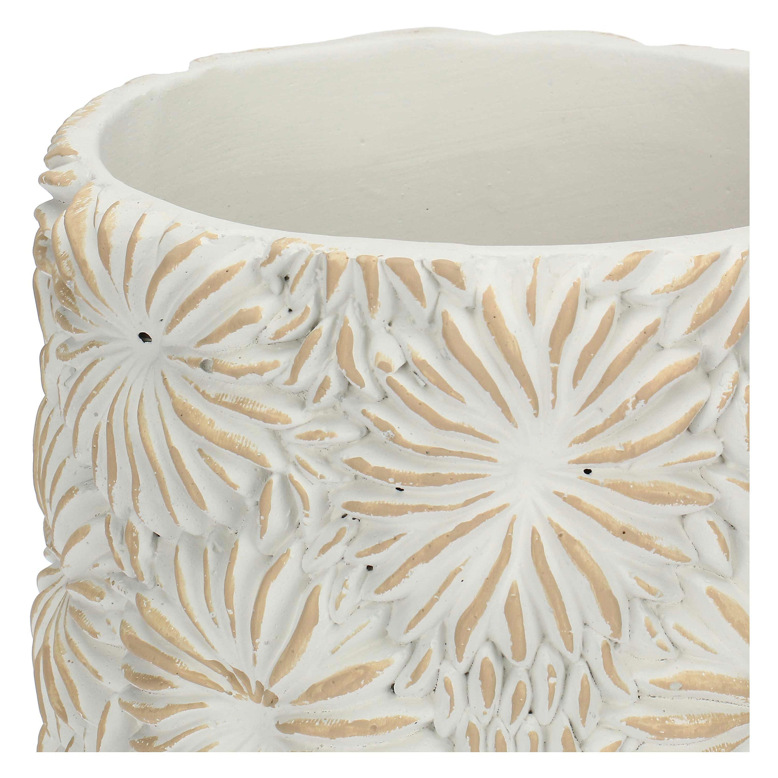 Cachepot L, Comelanice - Resina cementizia, 18,5 x 18,5 x 16 cm