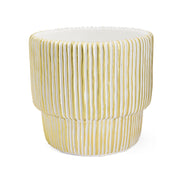 Cachepot L, Orocolato - Resina cementizia, 17,5 x 17,5 x 16 cm