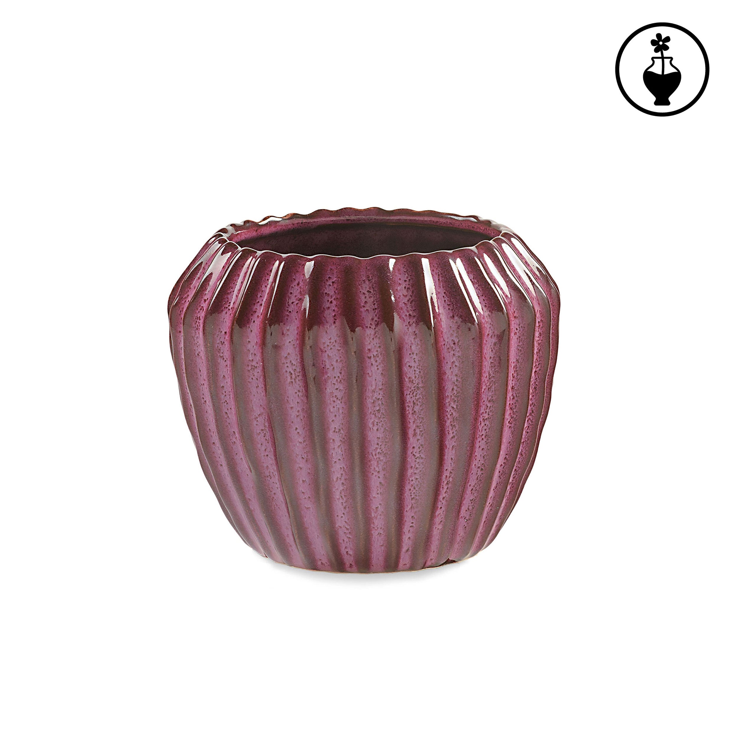 Set da 2, Cachepot, Solchi - Ceramica, 12,5x12,5x10,5 cm