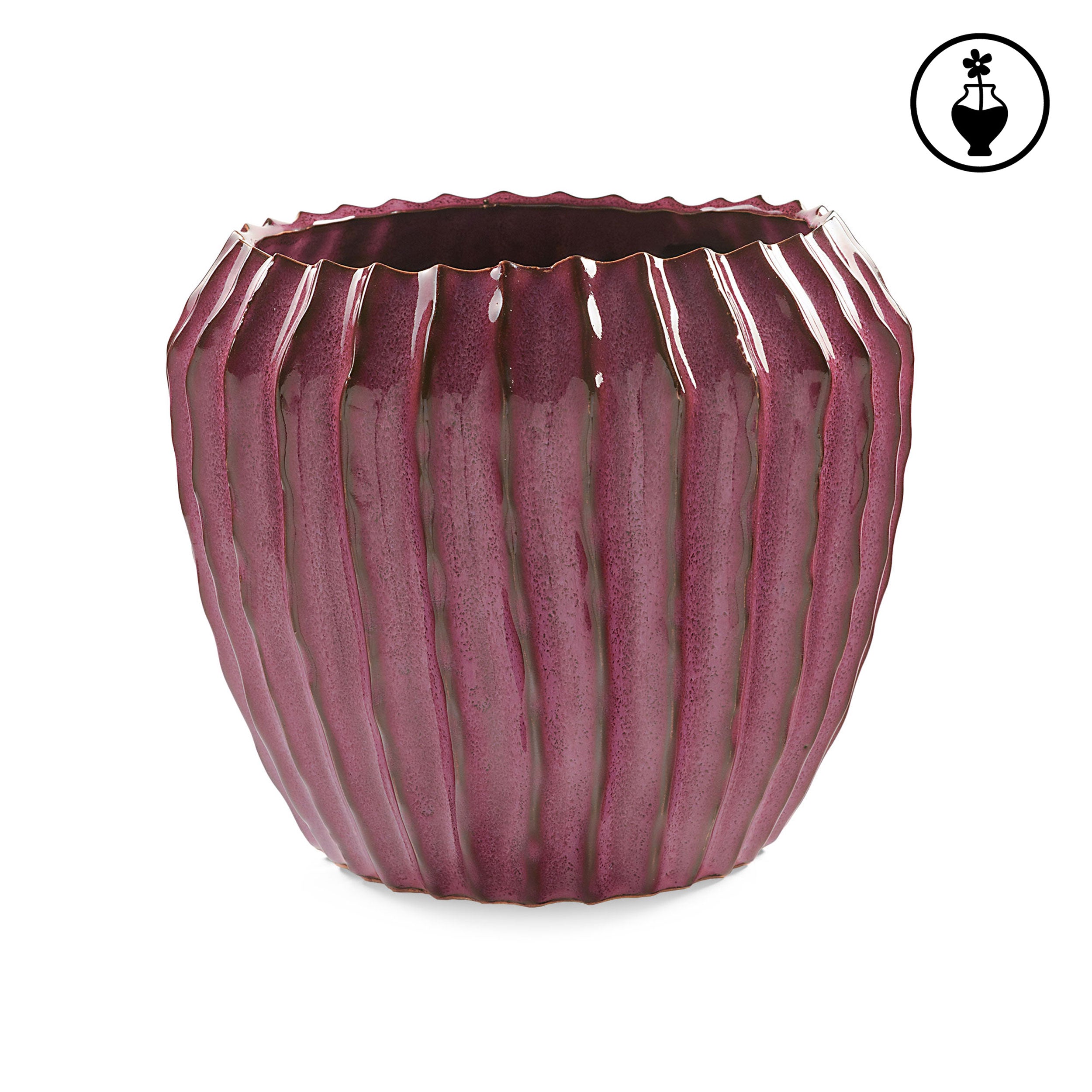 Cachepot, Solchi - Ceramica, 21x21x18,5 cm