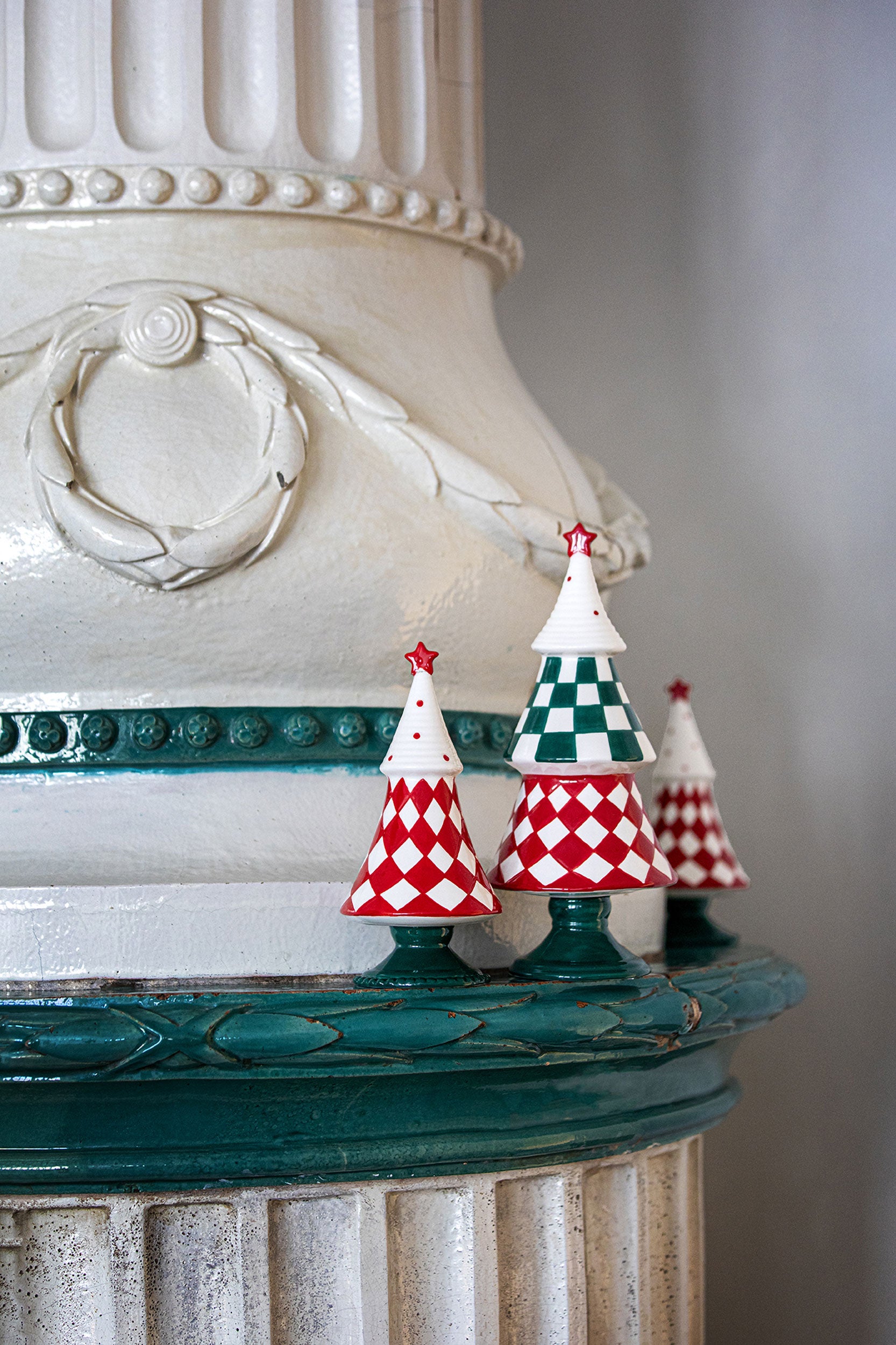 Albero Scacchi S, Laparata - Ceramica, 10,3 x 10,3 x 21,6 cm