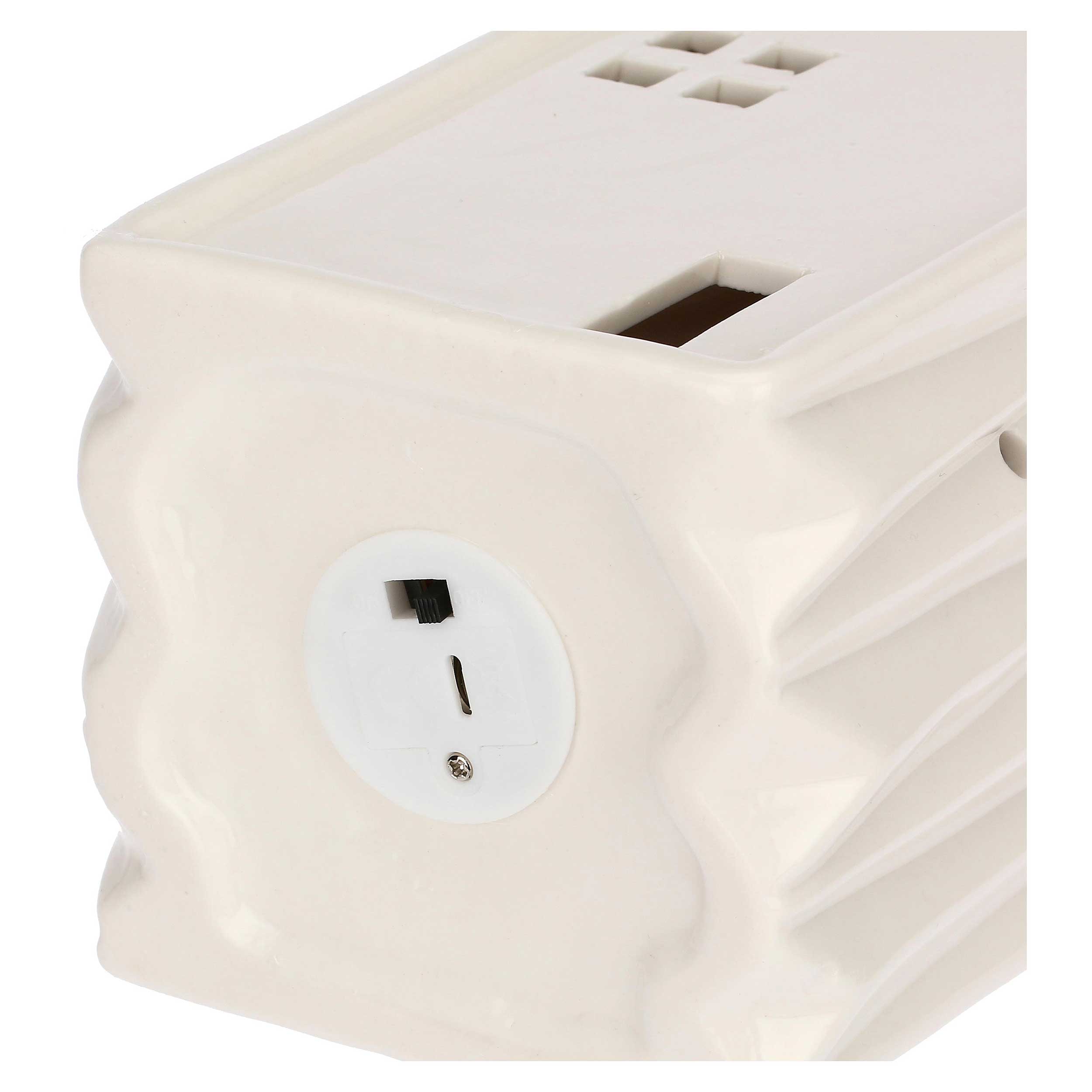 Casa Led Fisarmonica M, Ilborgo - Gres, 10 x 9,4 x 18,5 cm