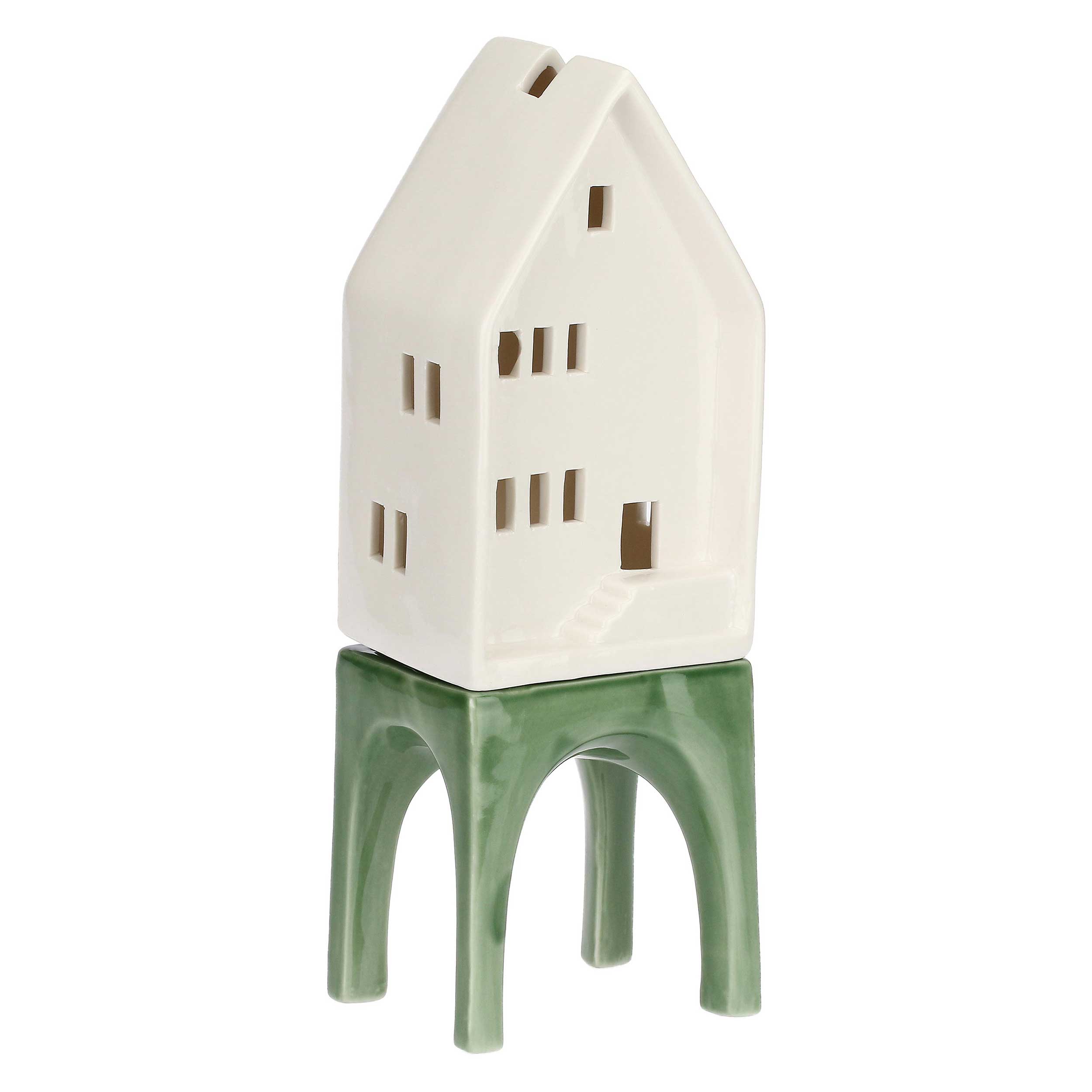 Casa Led Palafitta L, Ilborgo - Gres, 11,5 x9,5 x 30,2 cm