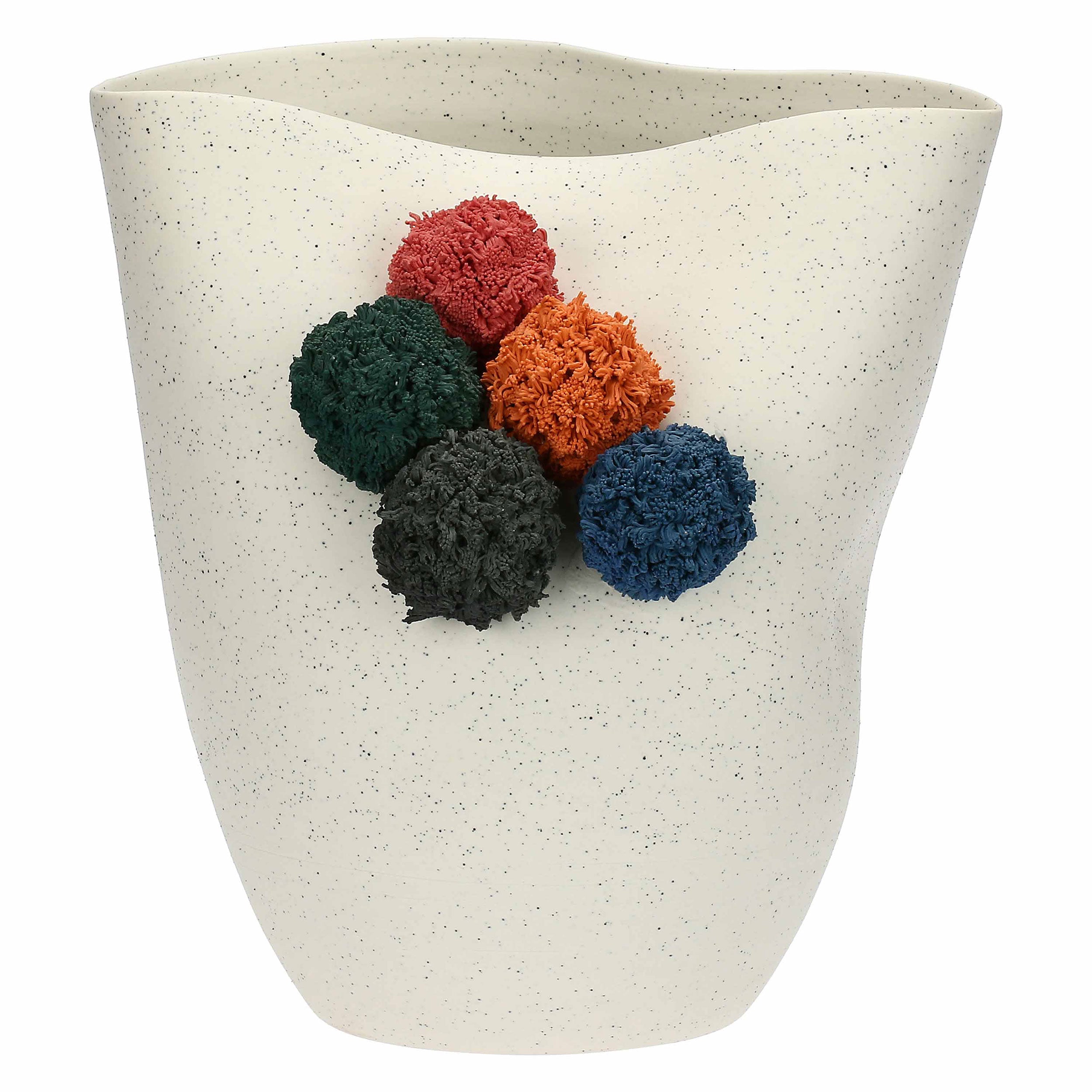 Vaso S, Pompompon - Ceramica, 25 x 19 x 28 cm