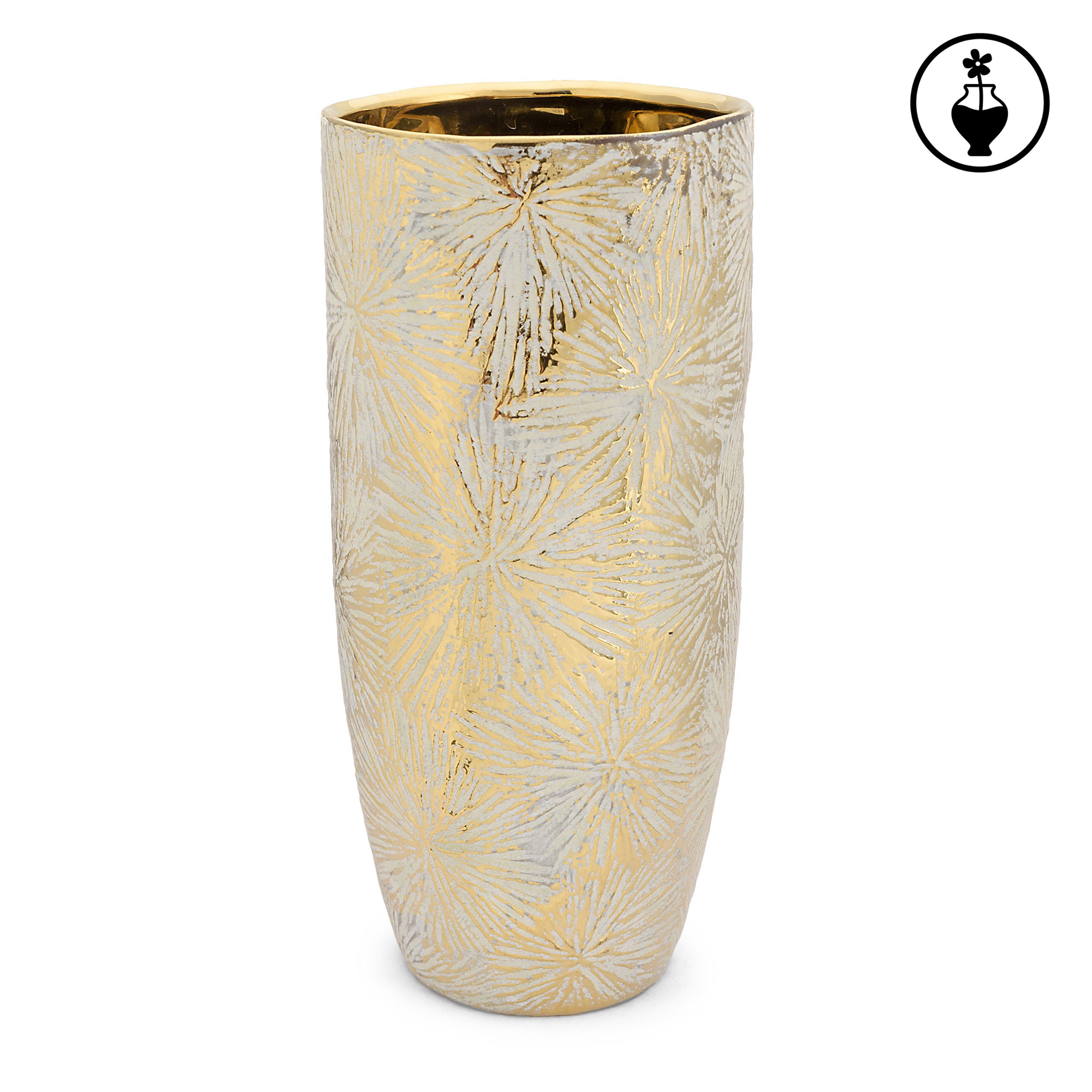 Vaso L, Soffio - Ceramica, 16x16x35 cm