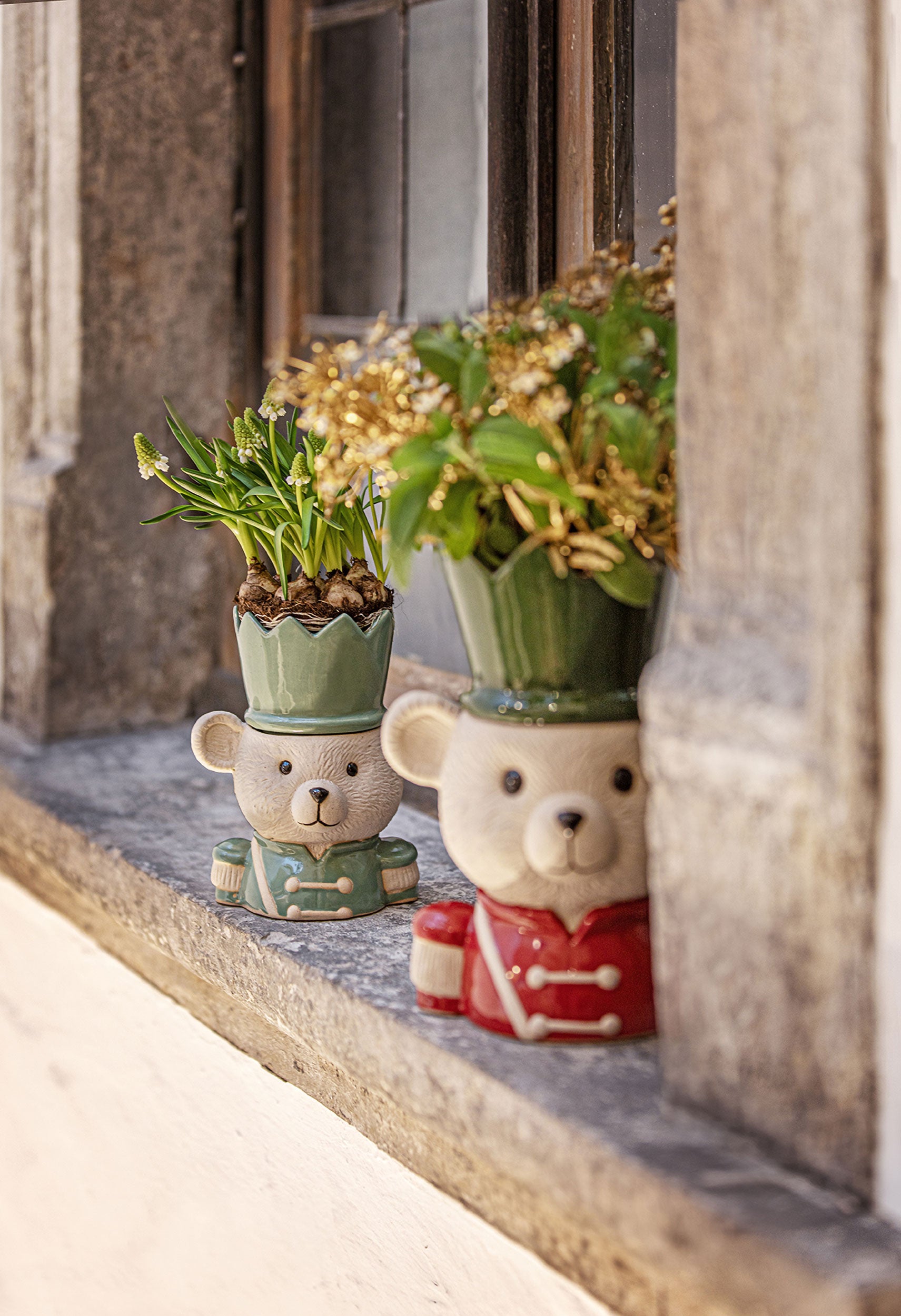 Cachepot Orso L, Laparata - Ceramica, 17,8 x 14,2 x 24 cm