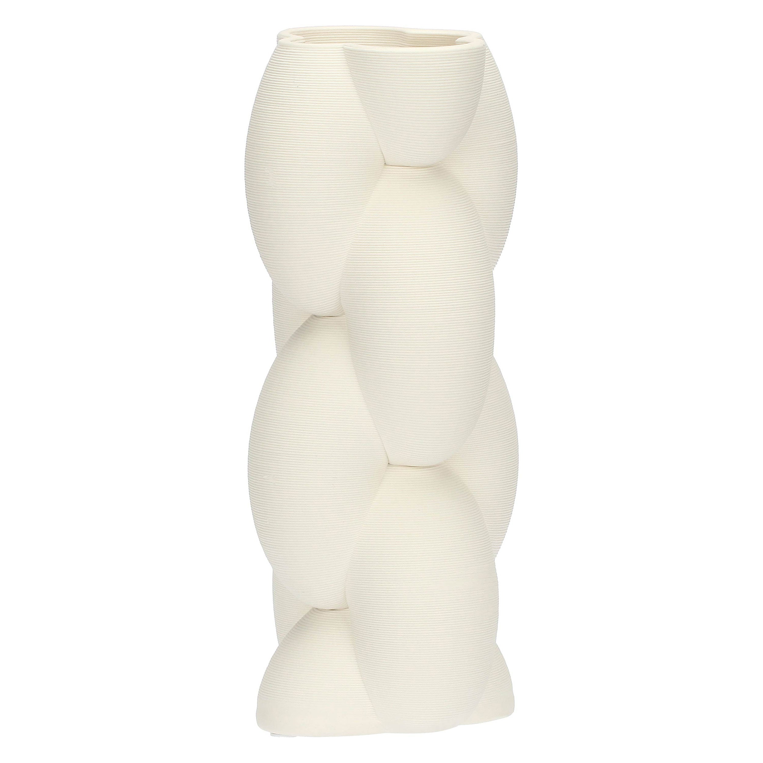 Vaso Deco Catena M, Trama - Ceramica, 12 x 12 x 29,5 cm