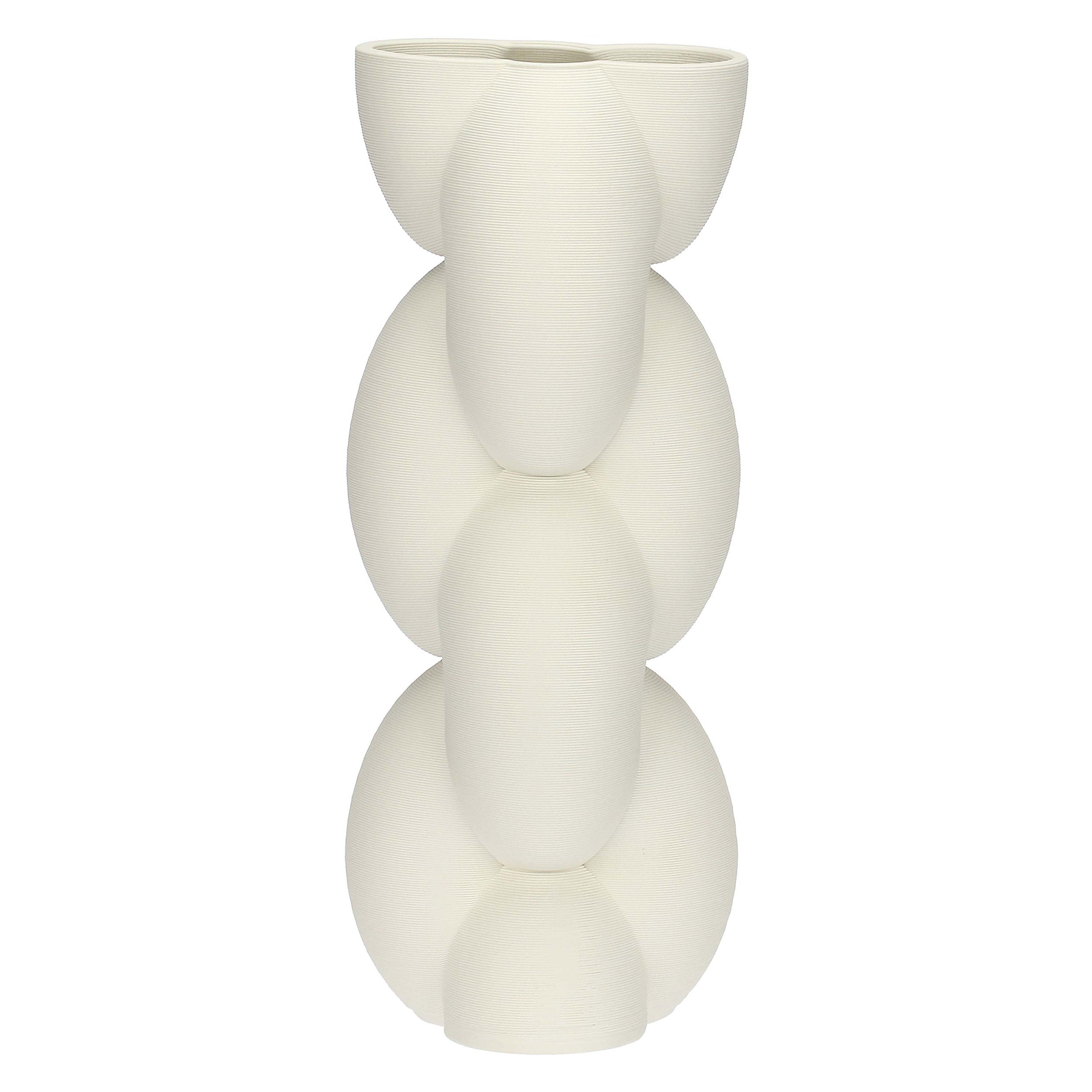 Vaso Deco Catena L, Trama - Ceramica, 15 x 15 x 39,5 cm