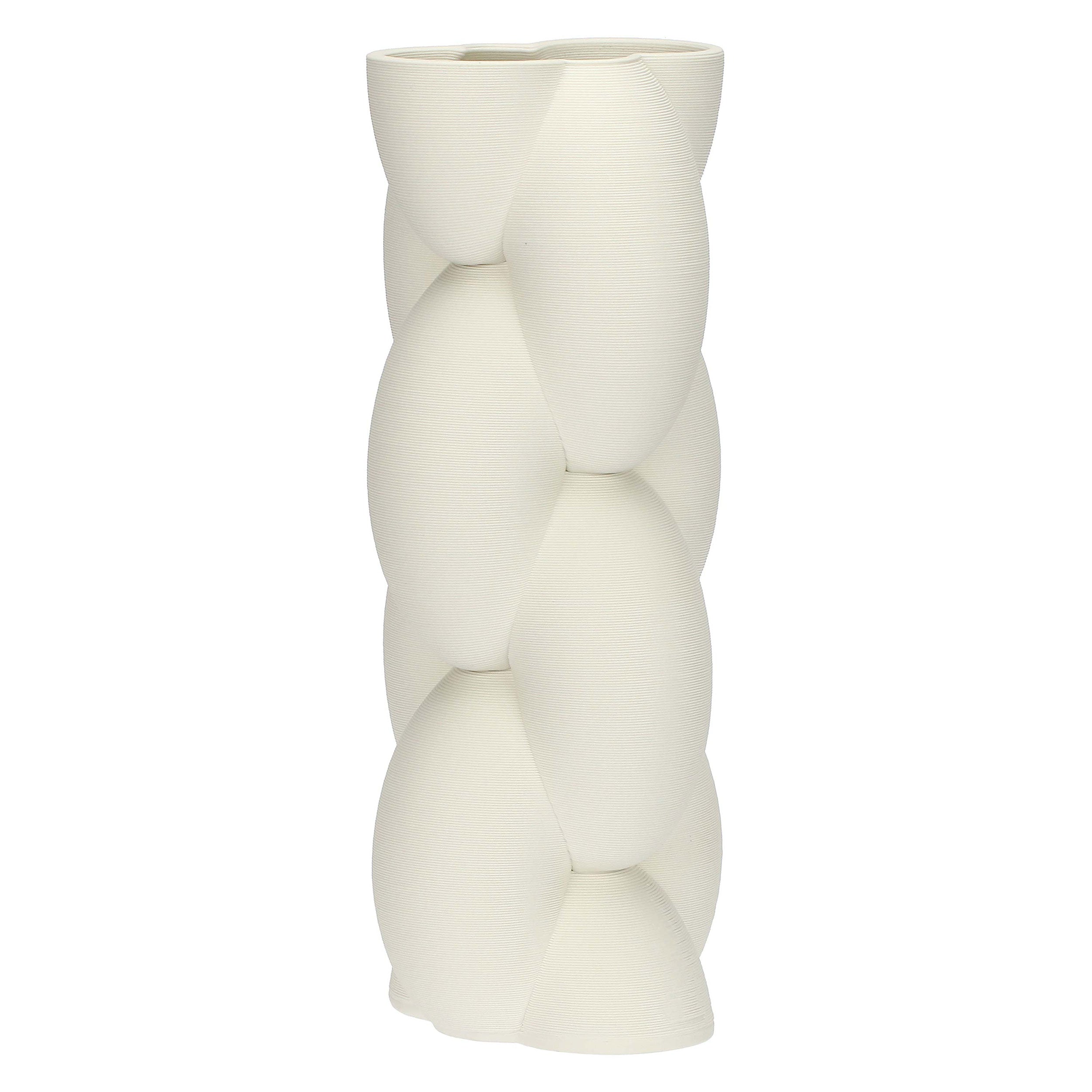 Vaso Deco Catena L, Trama - Ceramica, 15 x 15 x 39,5 cm
