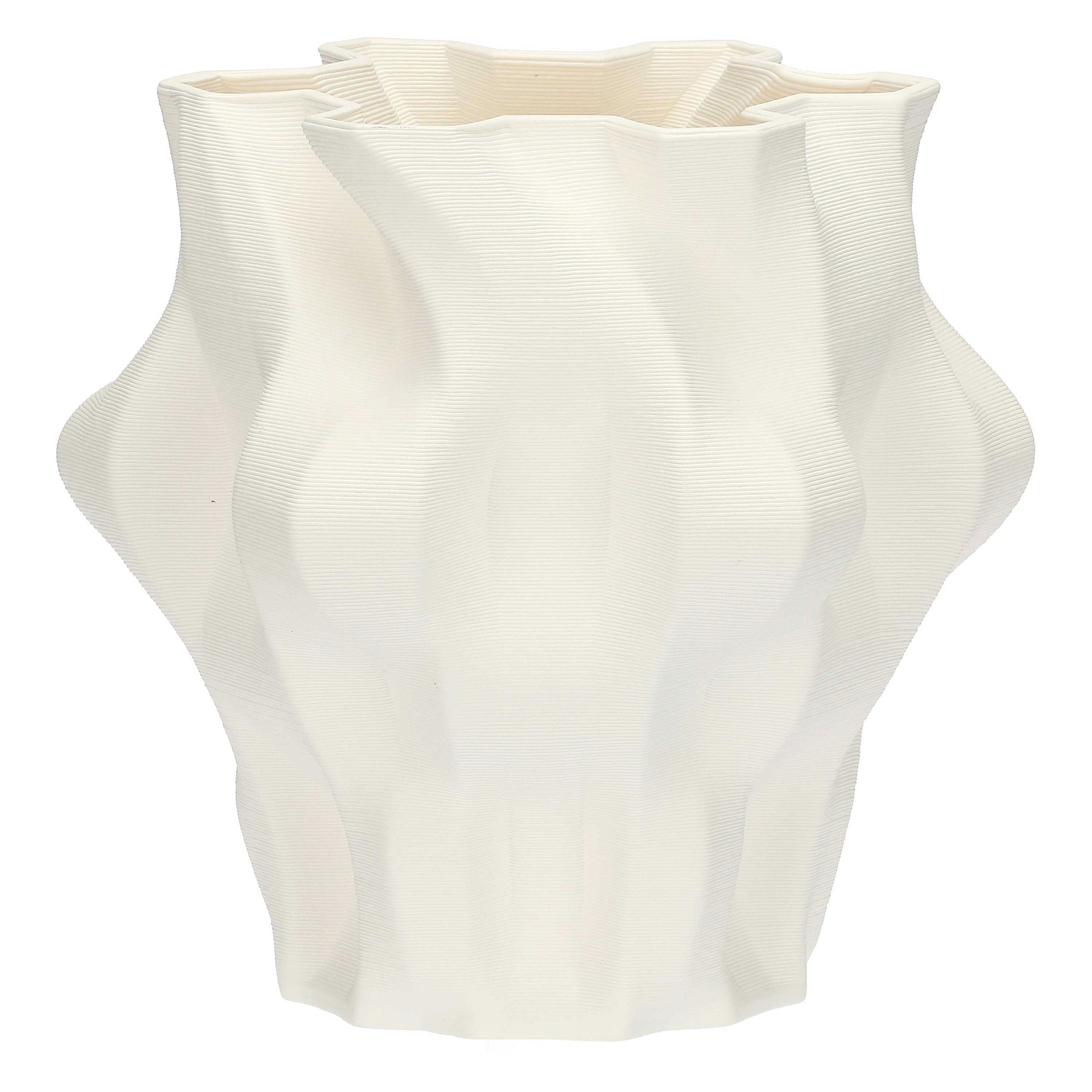 Vaso Deco Origami L, Trama - Ceramica, 26 x 26 x 24 cm