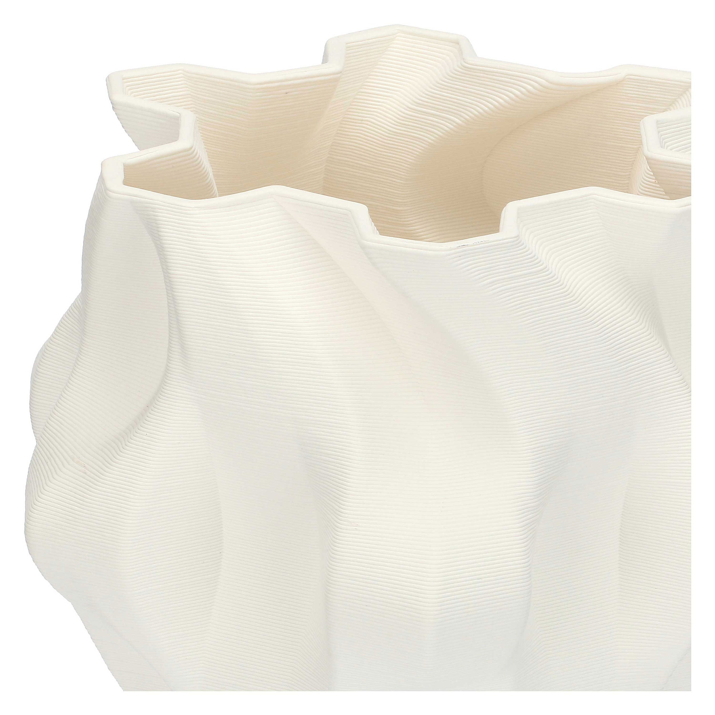 Vaso Deco Origami L, Trama - Ceramica, 26 x 26 x 24 cm