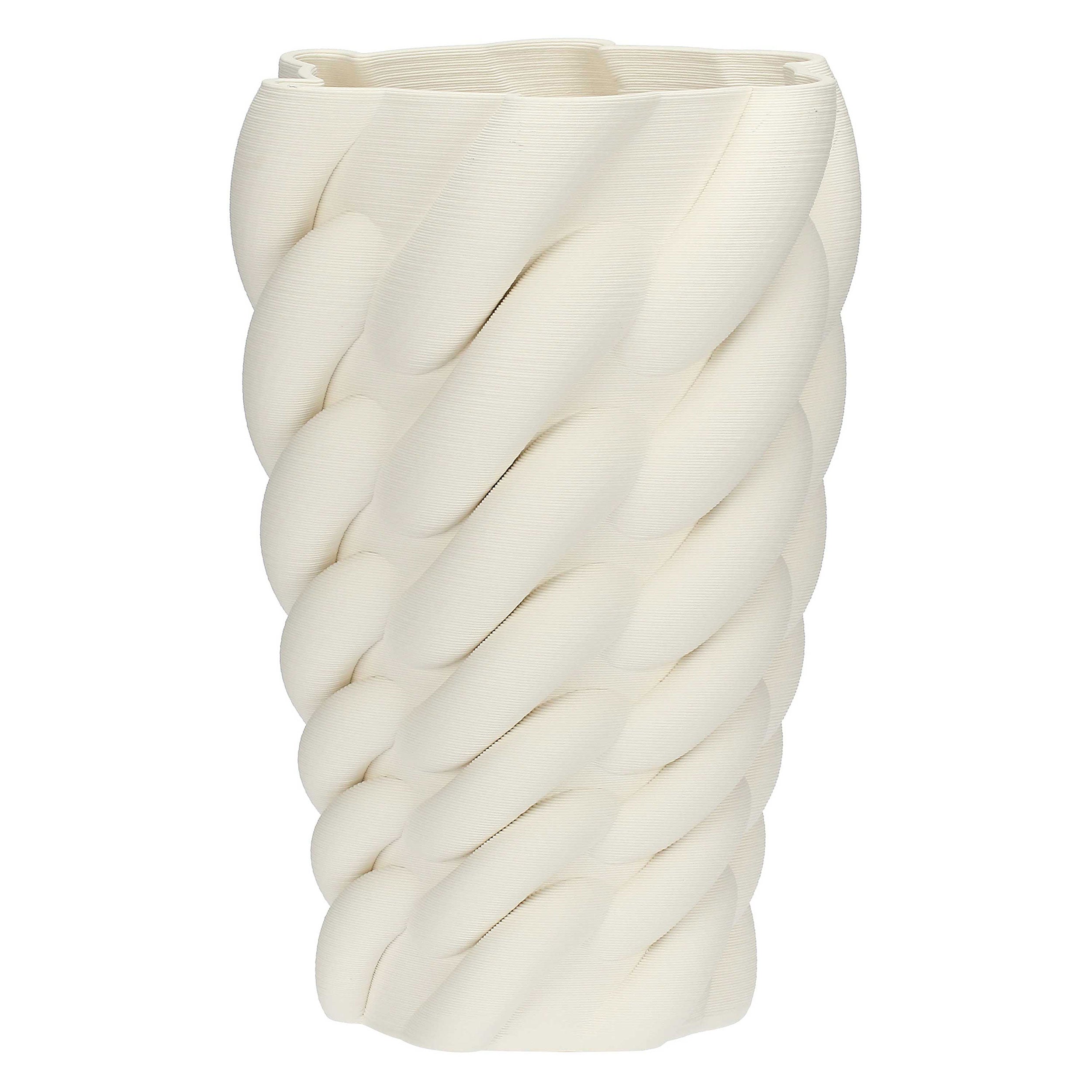Vaso Deco Intreccio L, Trama - Ceramica, 24 x 24 x 38 cm
