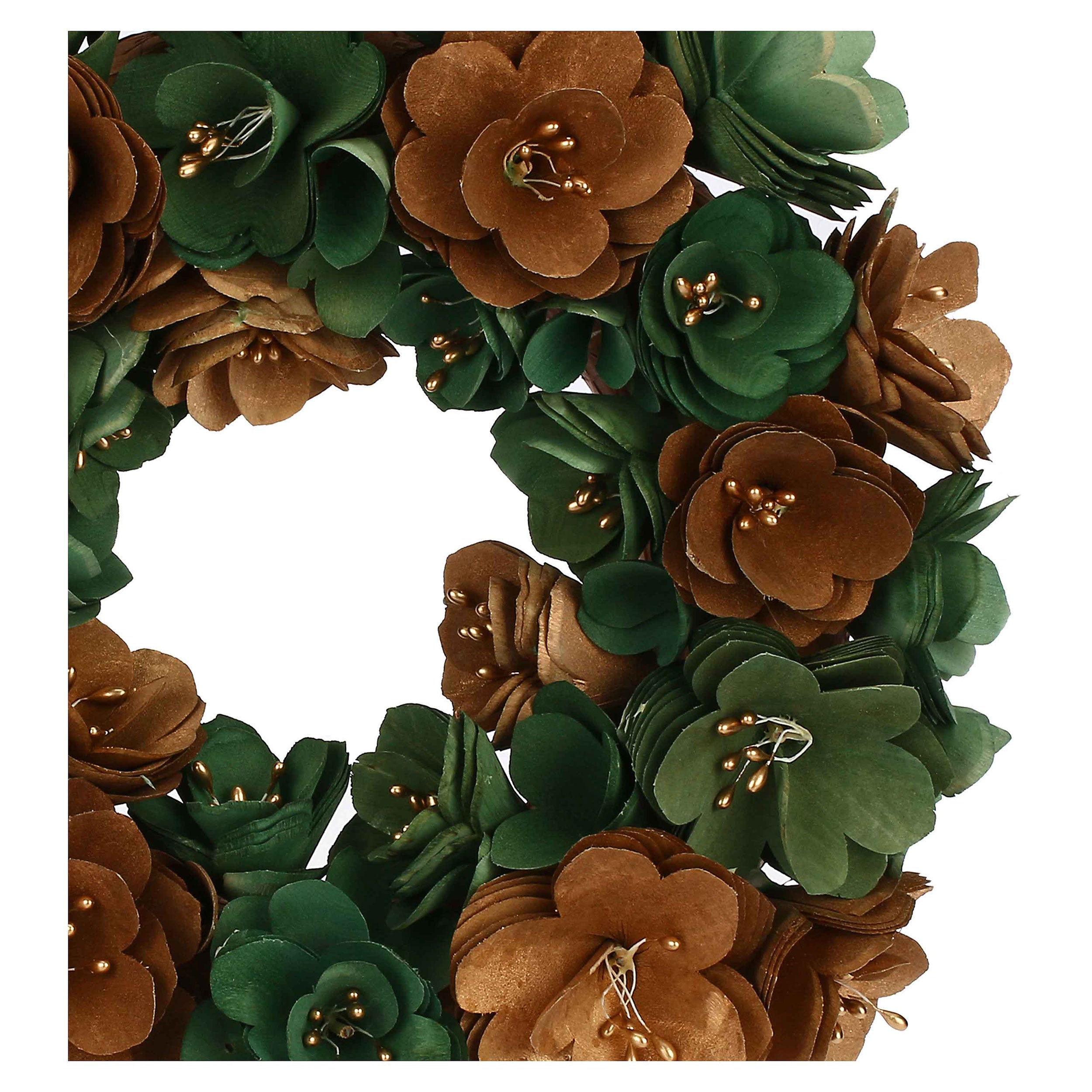 Set da 2, Ghirlanda, Loronelverde - Legno E Materiali Naturali, D 38 cm