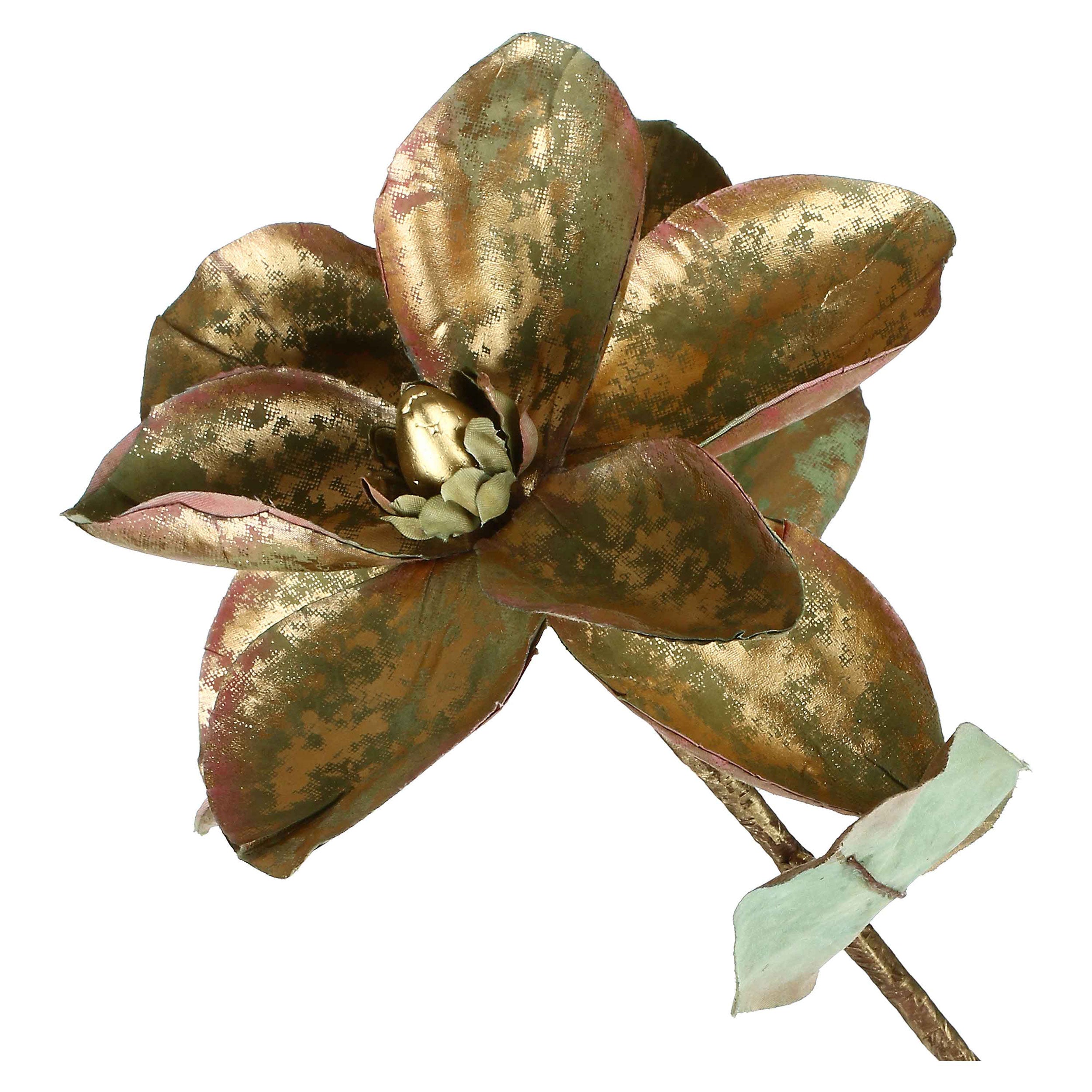 Set da 12, Ramo Magnolia, Antonietta - Tessuto e PVC
