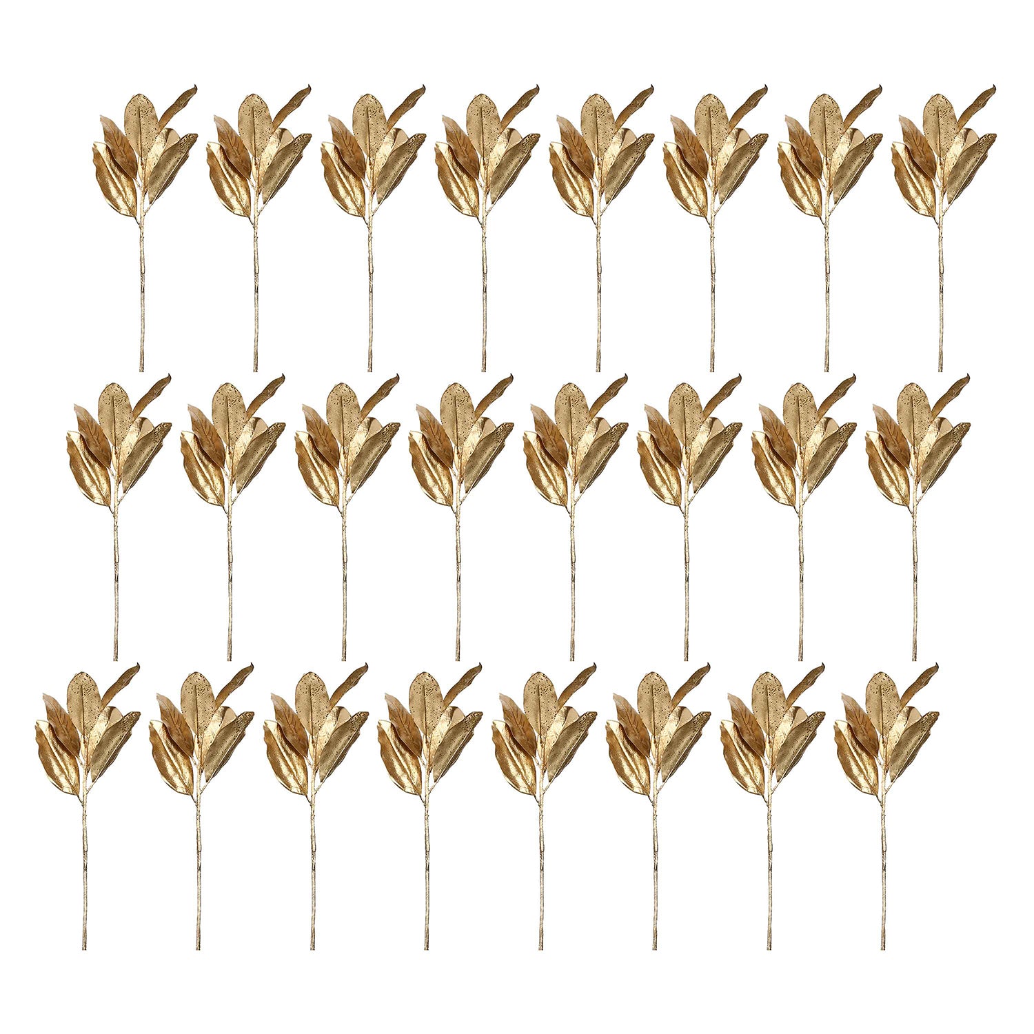 Set da 24, Foglie Magnolia, Tadoro - Tessuto e PVC, 35 x 55h cm