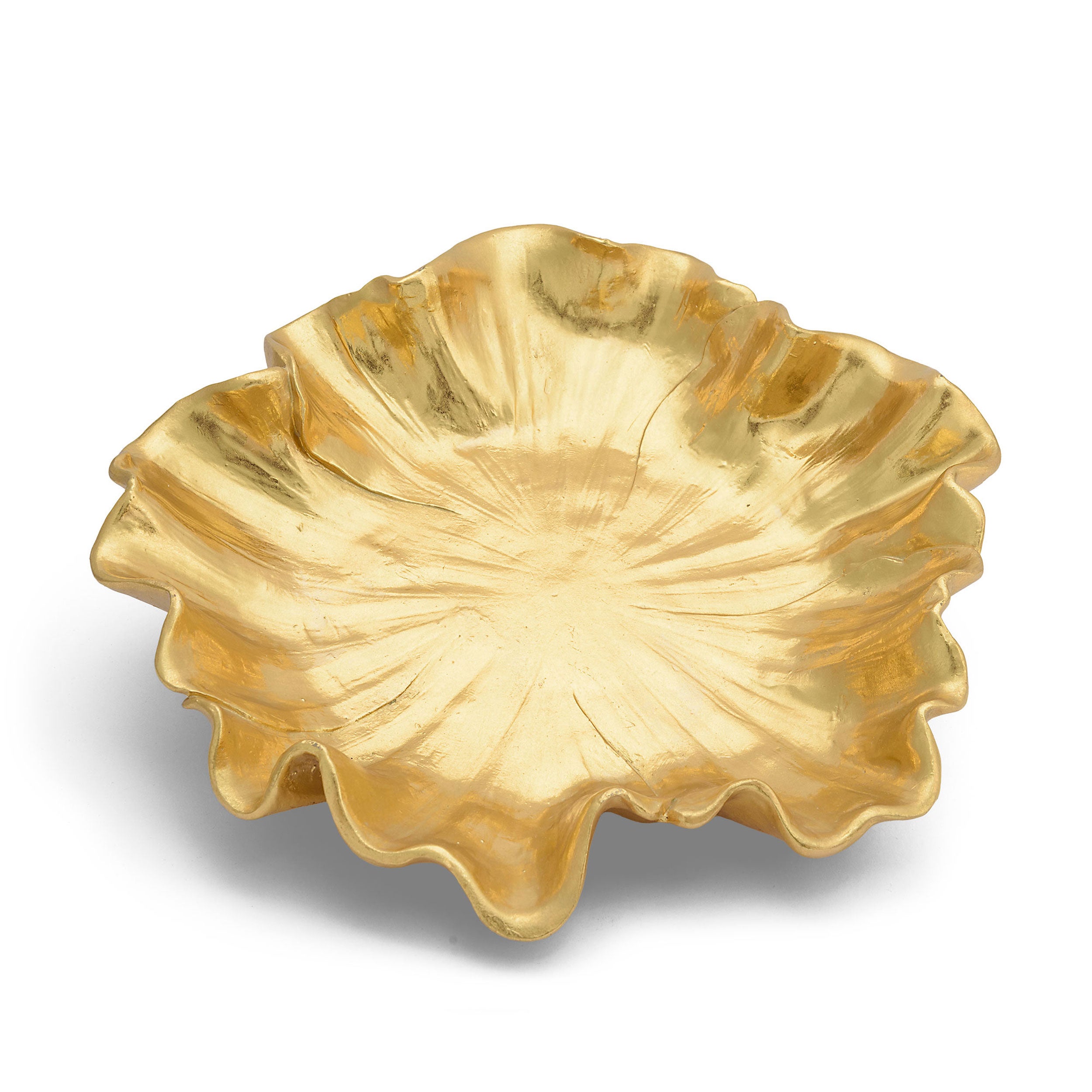 Decorazione Foglia Loto L, Iltesoro - Resina, 32,5x31,3x6,5cm