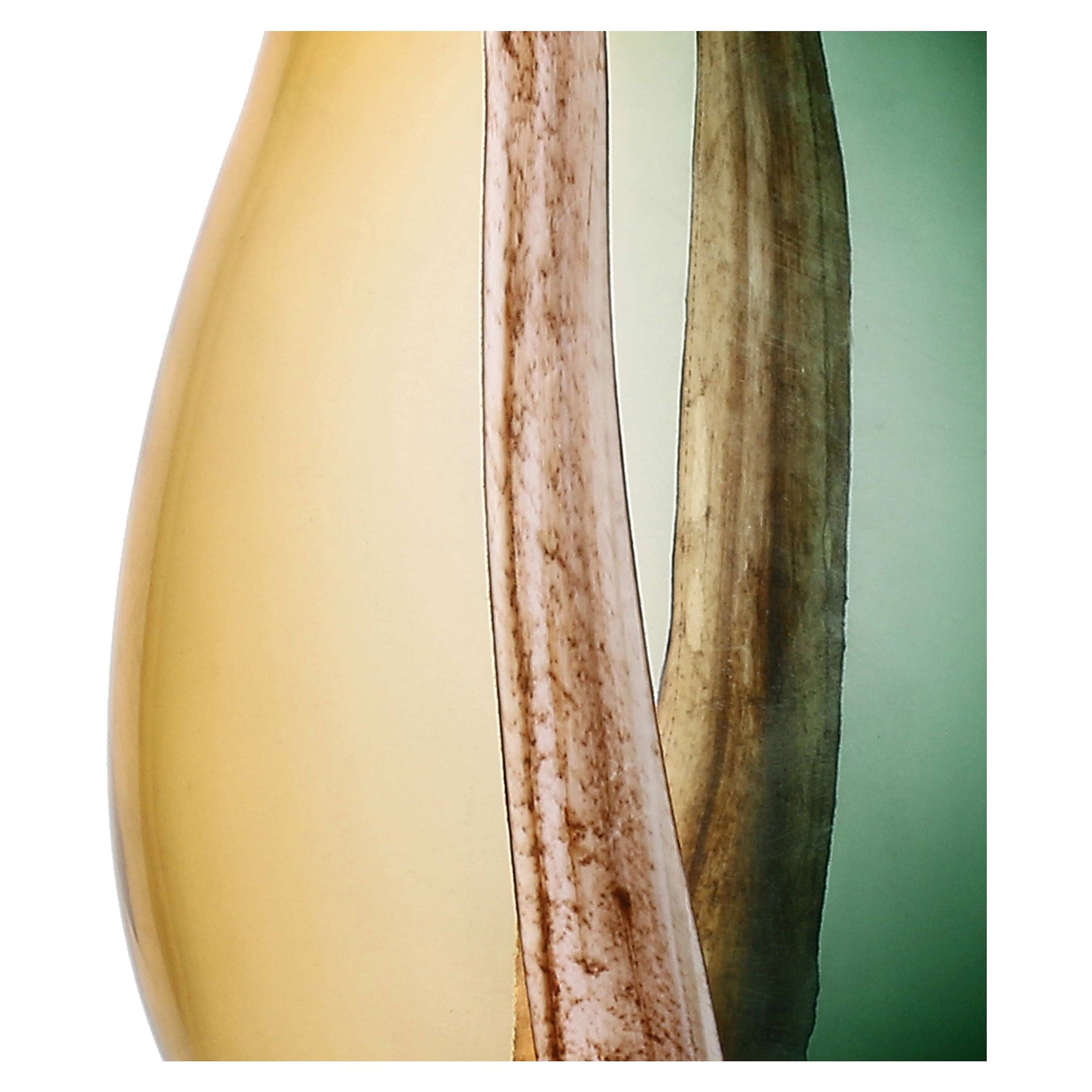Vaso Verde S, Sullatela - Vetro, 18x11x25 cm