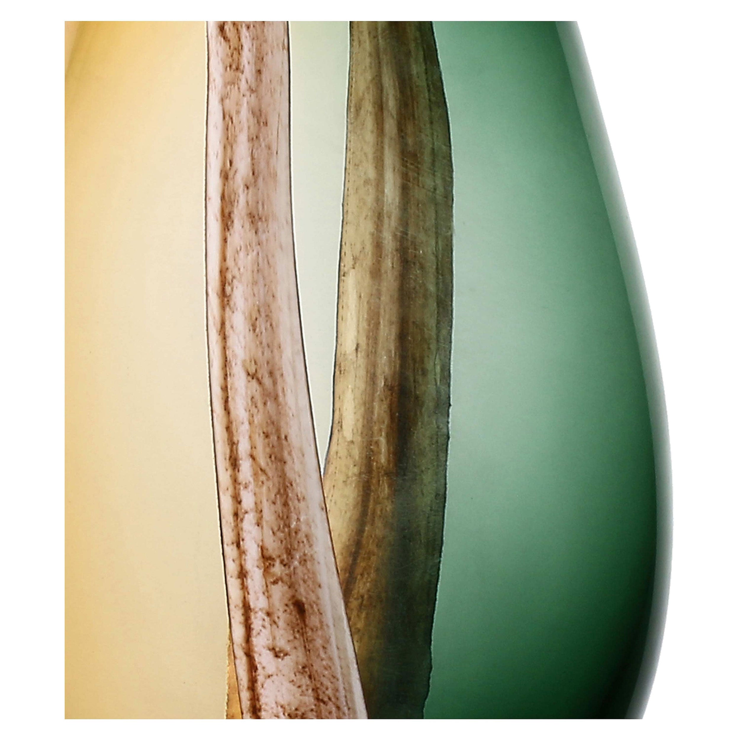 Vaso Verde S, Sullatela - Vetro, 18x11x25 cm