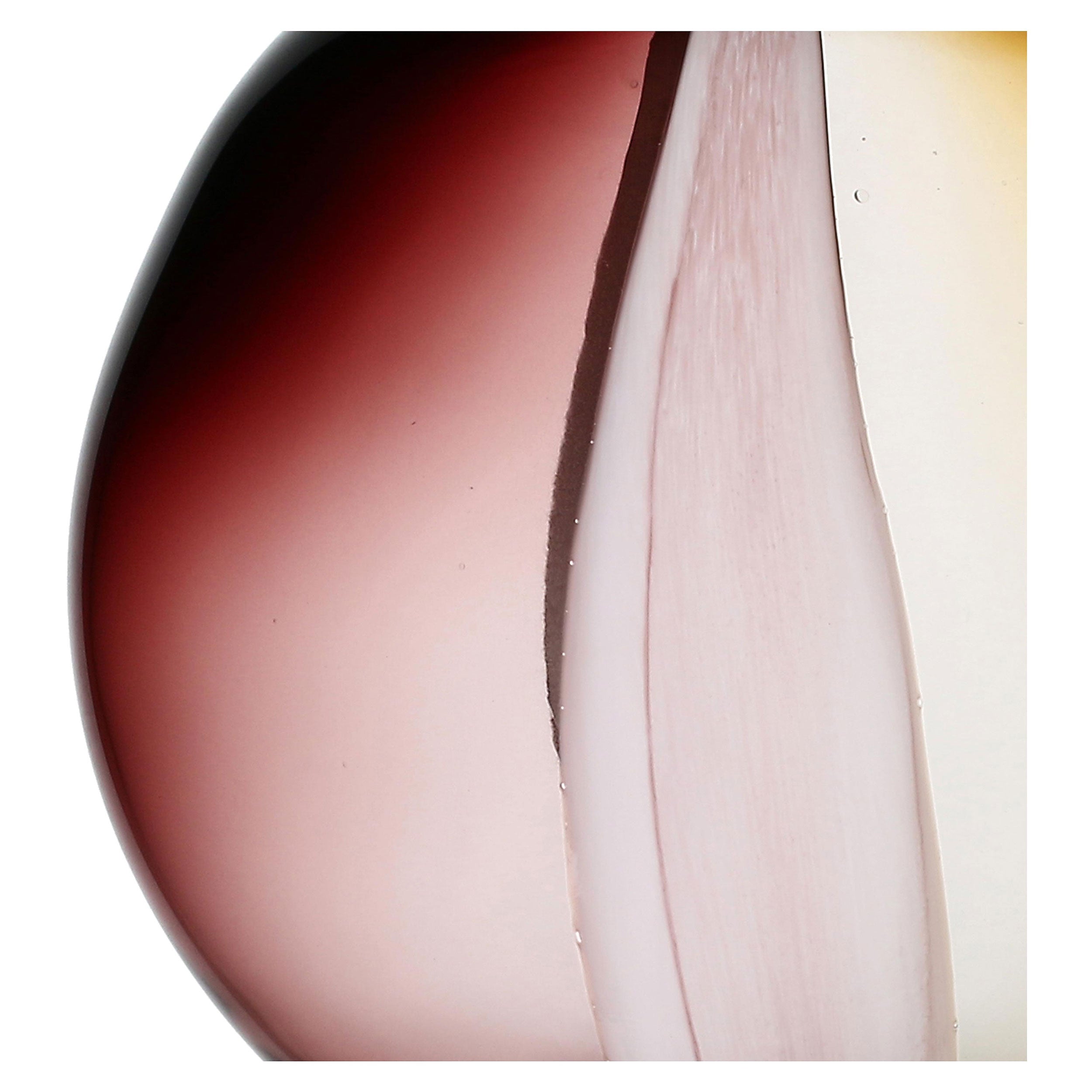 Vaso Giallo M, Sullatela - Vetro, 26x13,5x26 cm