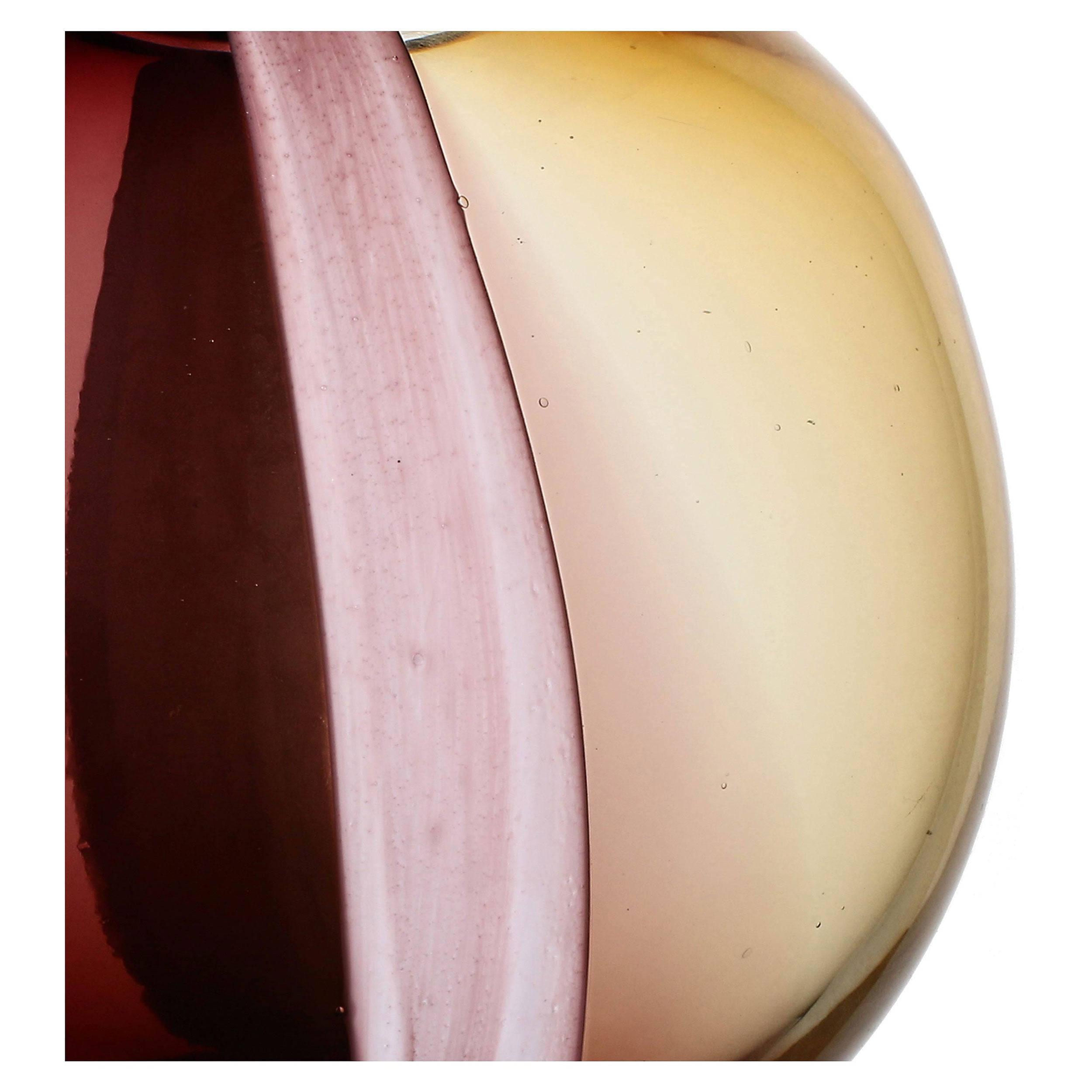 Vaso Giallo S, Sullatela - Vetro, 21,5x11,5x21 cm