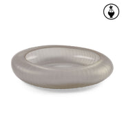 Vaso Basso, Striati - Vetro, 36,5x30x7,5 cm