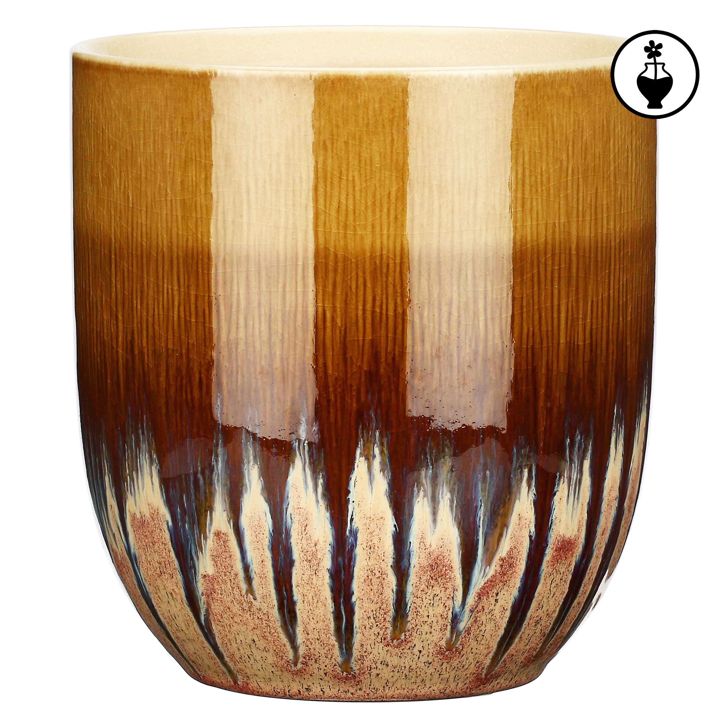 Cachepot M, Introterra - Ceramica, 16,7 x 16,7 x 19 cm