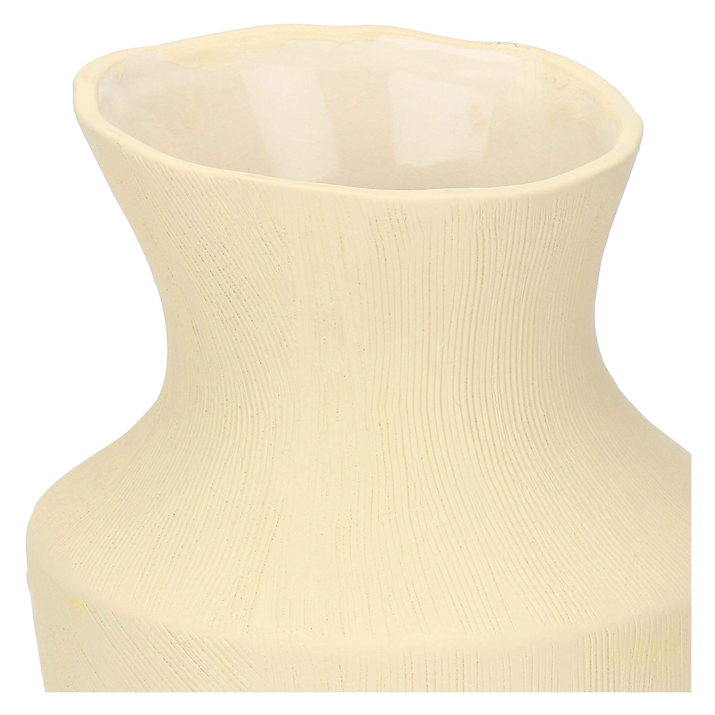 Vaso Obliquo L, Sulledune - Ceramica, 17,5 x 17,5 x 26,5 cm