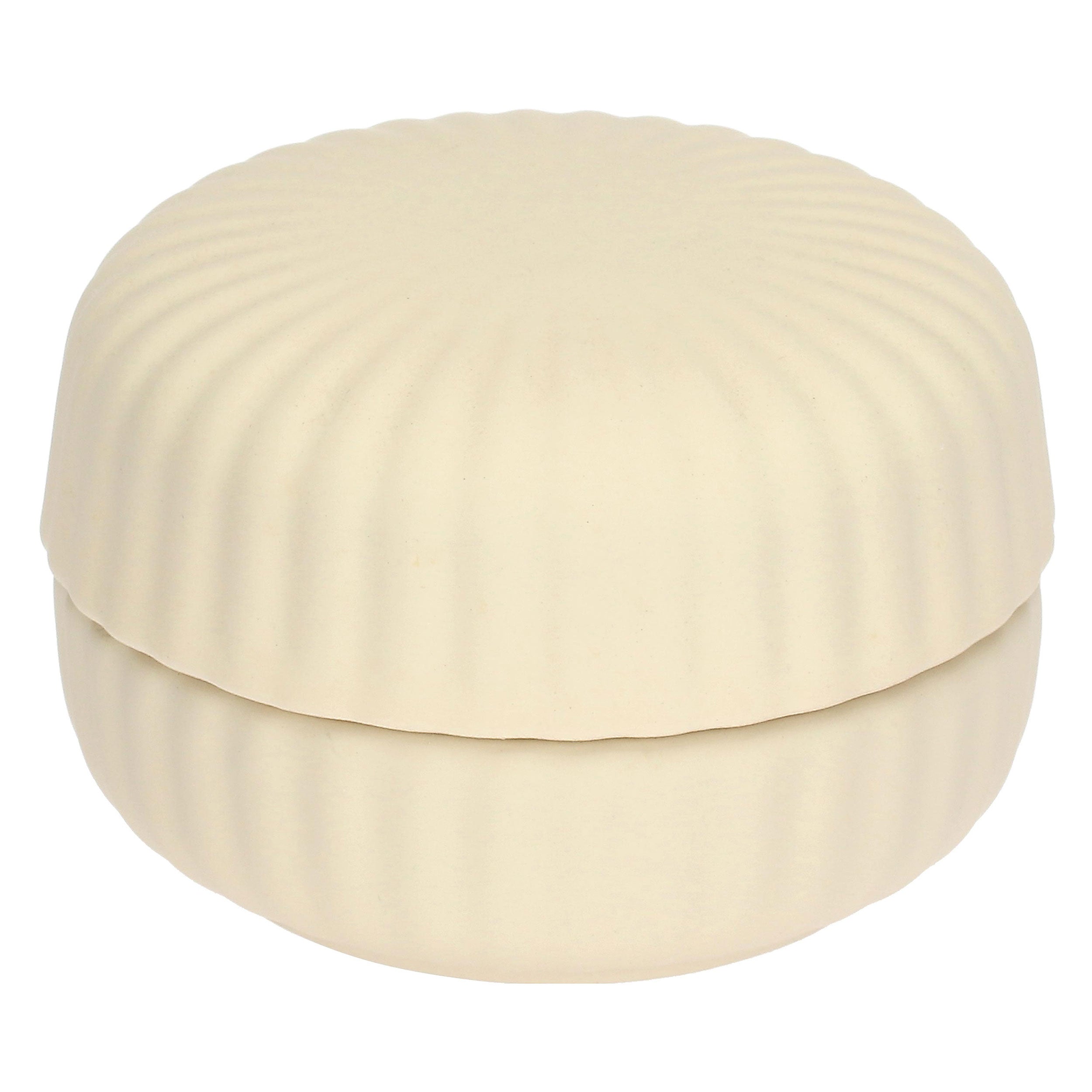 Candela Avorio Coperchio, Sofficeluce - Ceramica, 8 x 8 x 5,3 cm