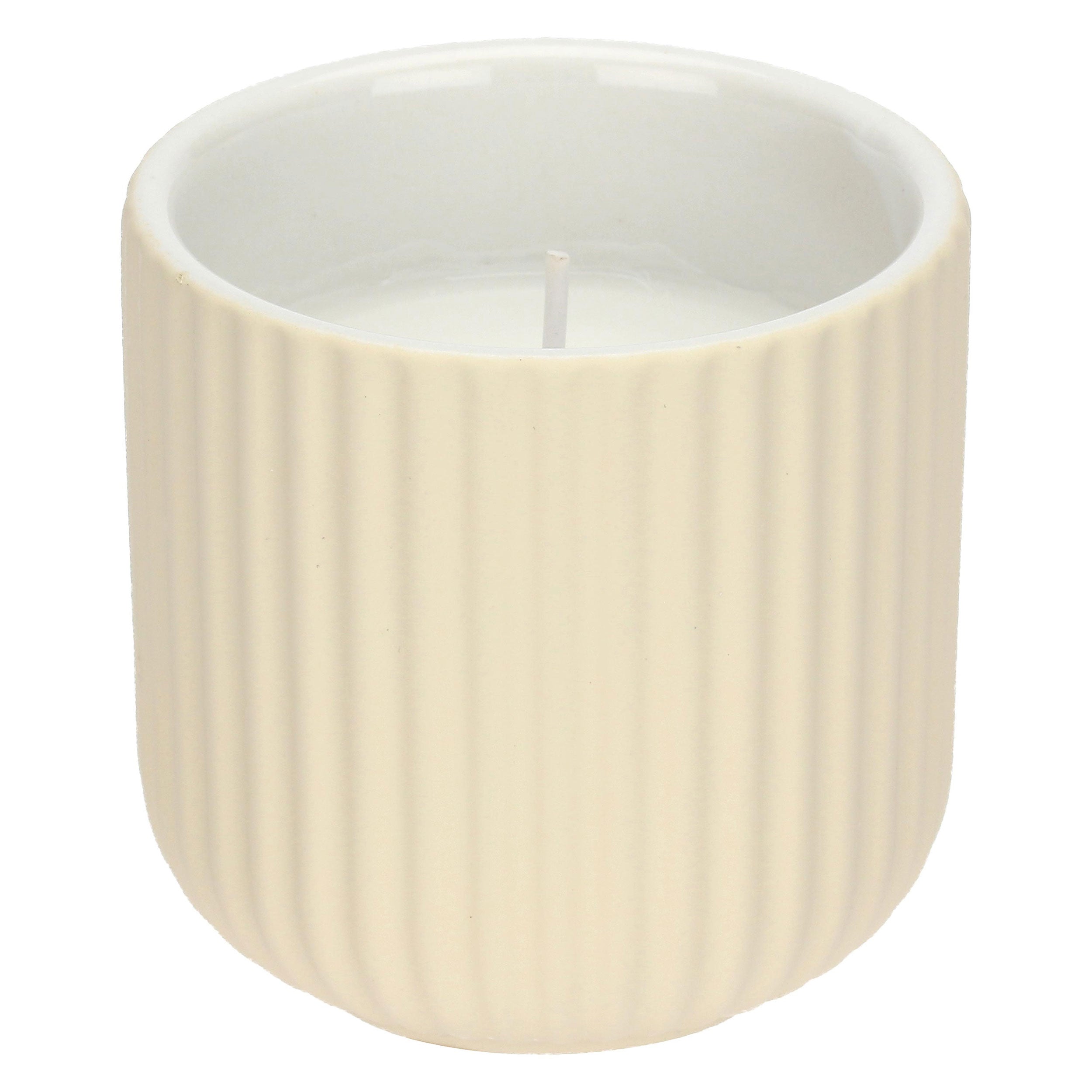 Candela Avorio S, Sofficeluce - Ceramica, 7,5 x 7,5 x 7,5 cm