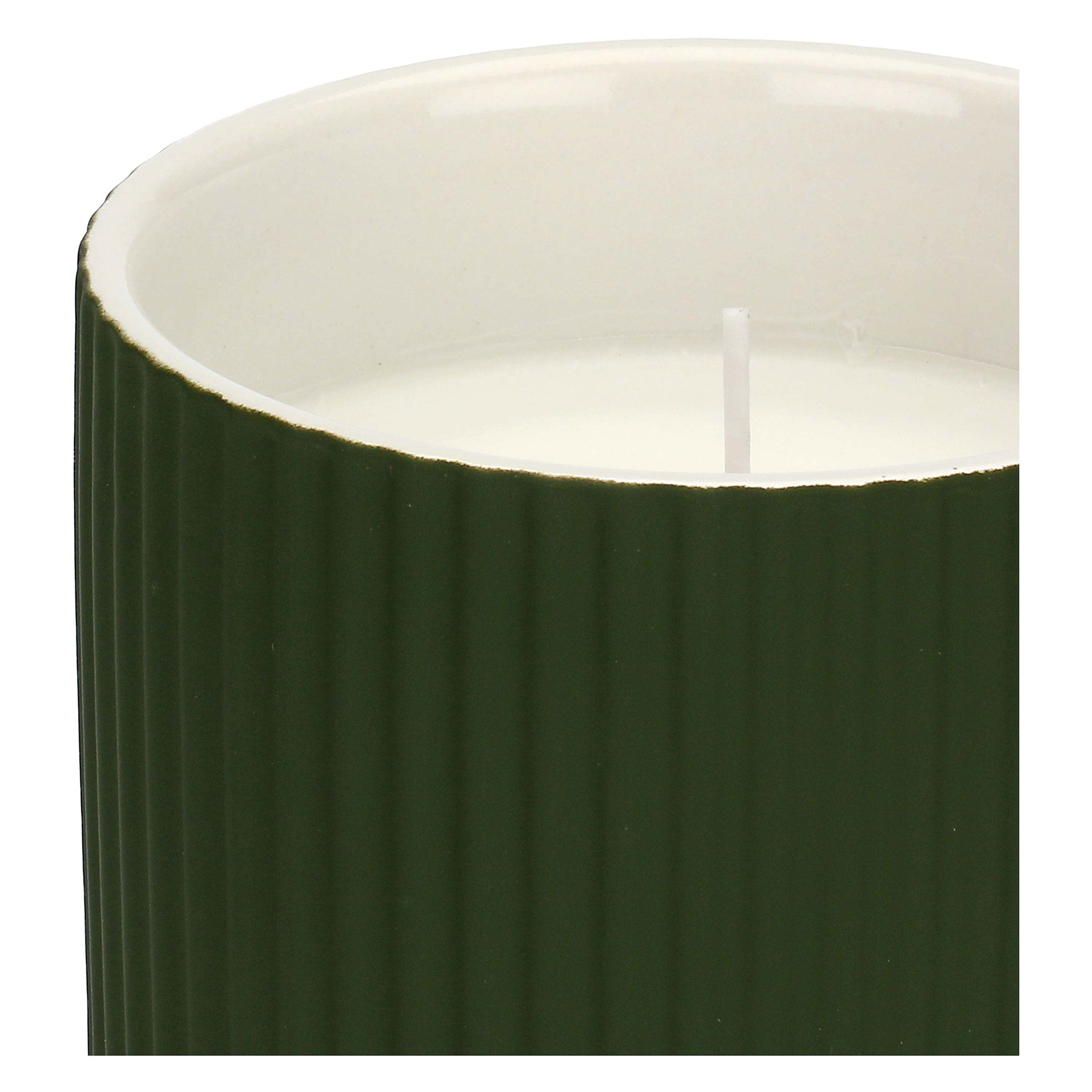 Candela Verde L, Sofficeluce - Ceramica, 11 x 11 x 11 cm