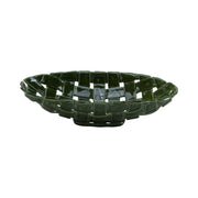 Ovale, Intrecciata - Porcellana, 38x21x8,5 cm