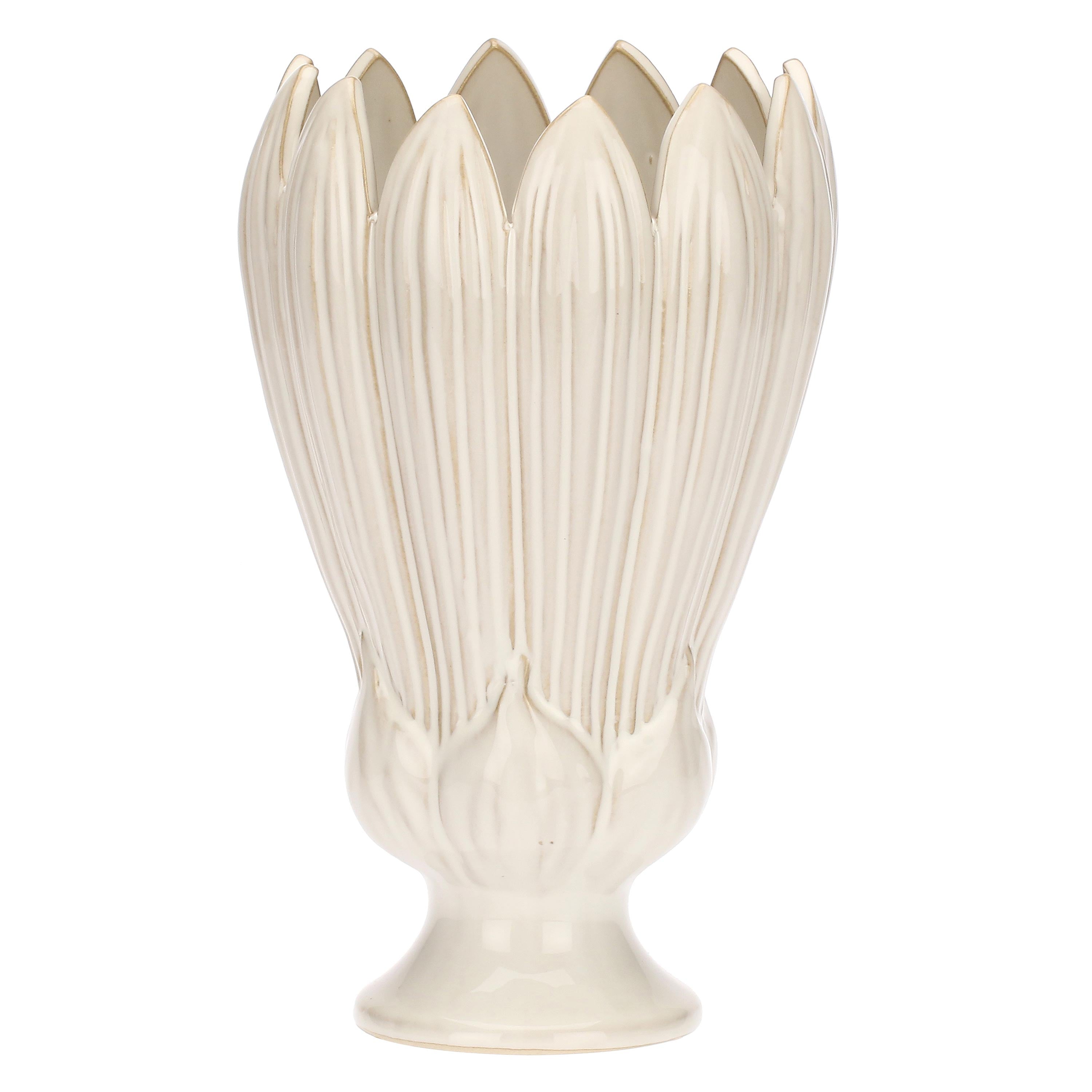 Vaso Crocus - Gres, design elegante in ceramica effetto gres per arredo casa e giardino