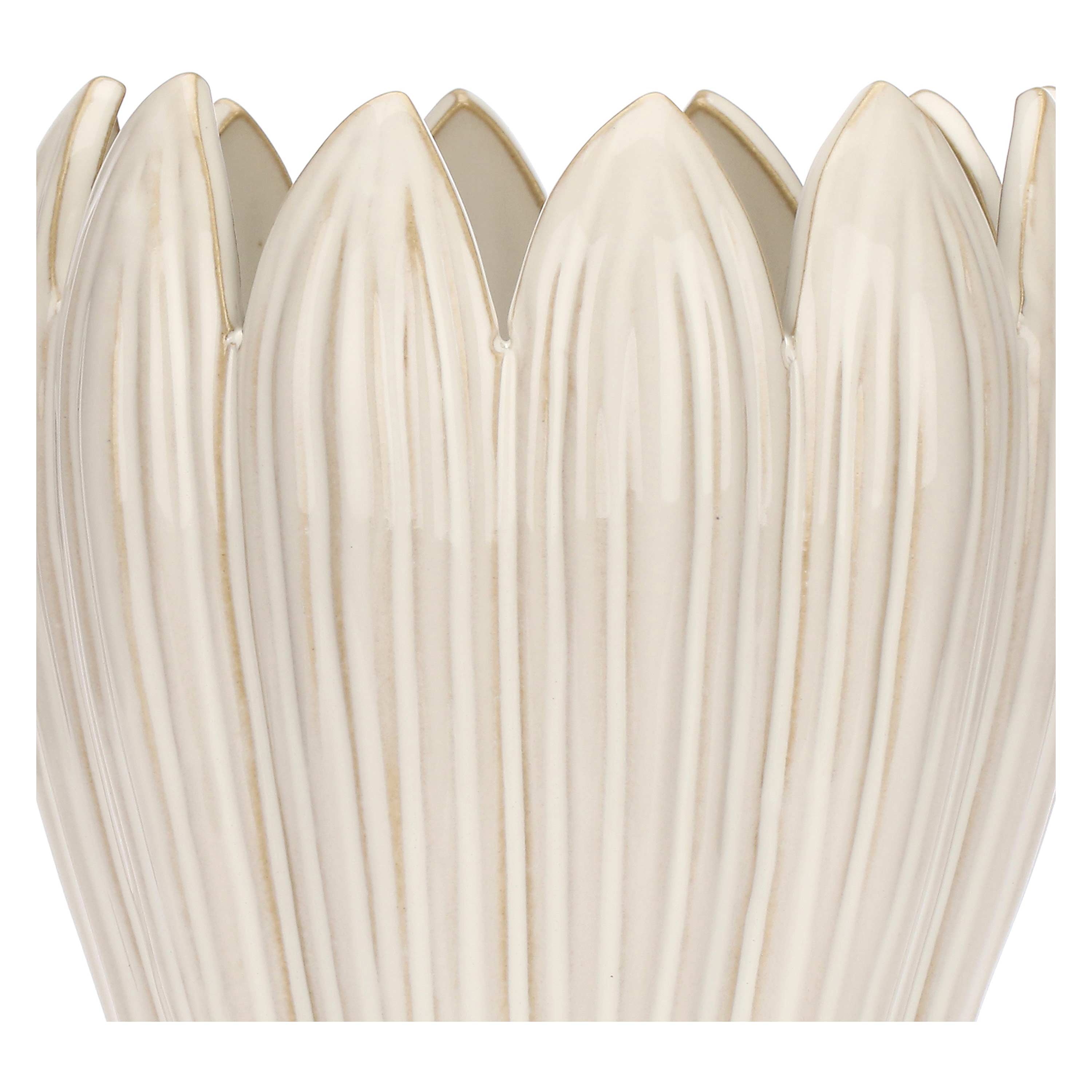 Vaso Crocus - Gres, design elegante in ceramica effetto gres per arredo casa e giardino