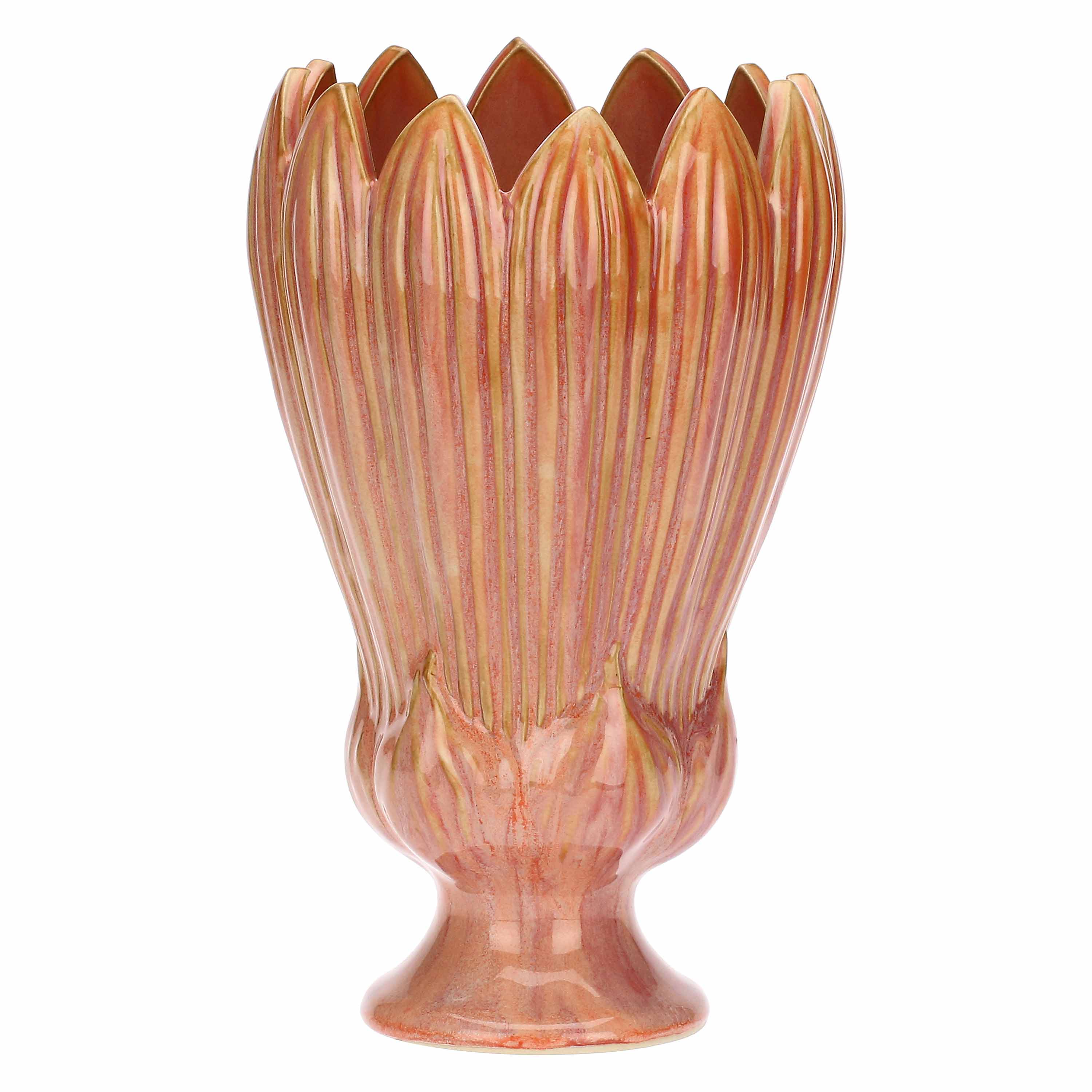 Vaso Crocus - Gres, design elegante in ceramica effetto gres per arredo casa e giardino