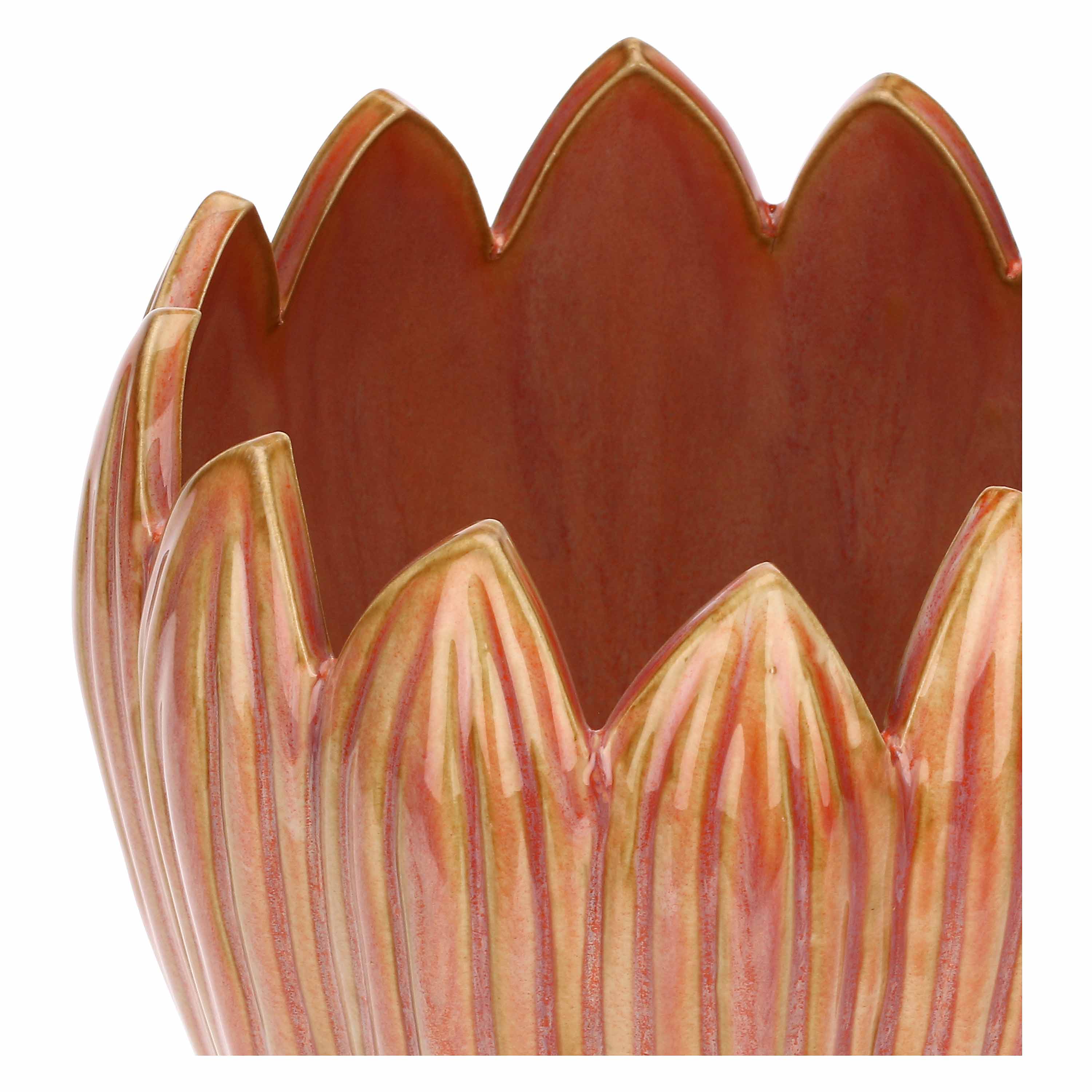 Vaso Crocus - Gres, design elegante in ceramica effetto gres per arredo casa e giardino