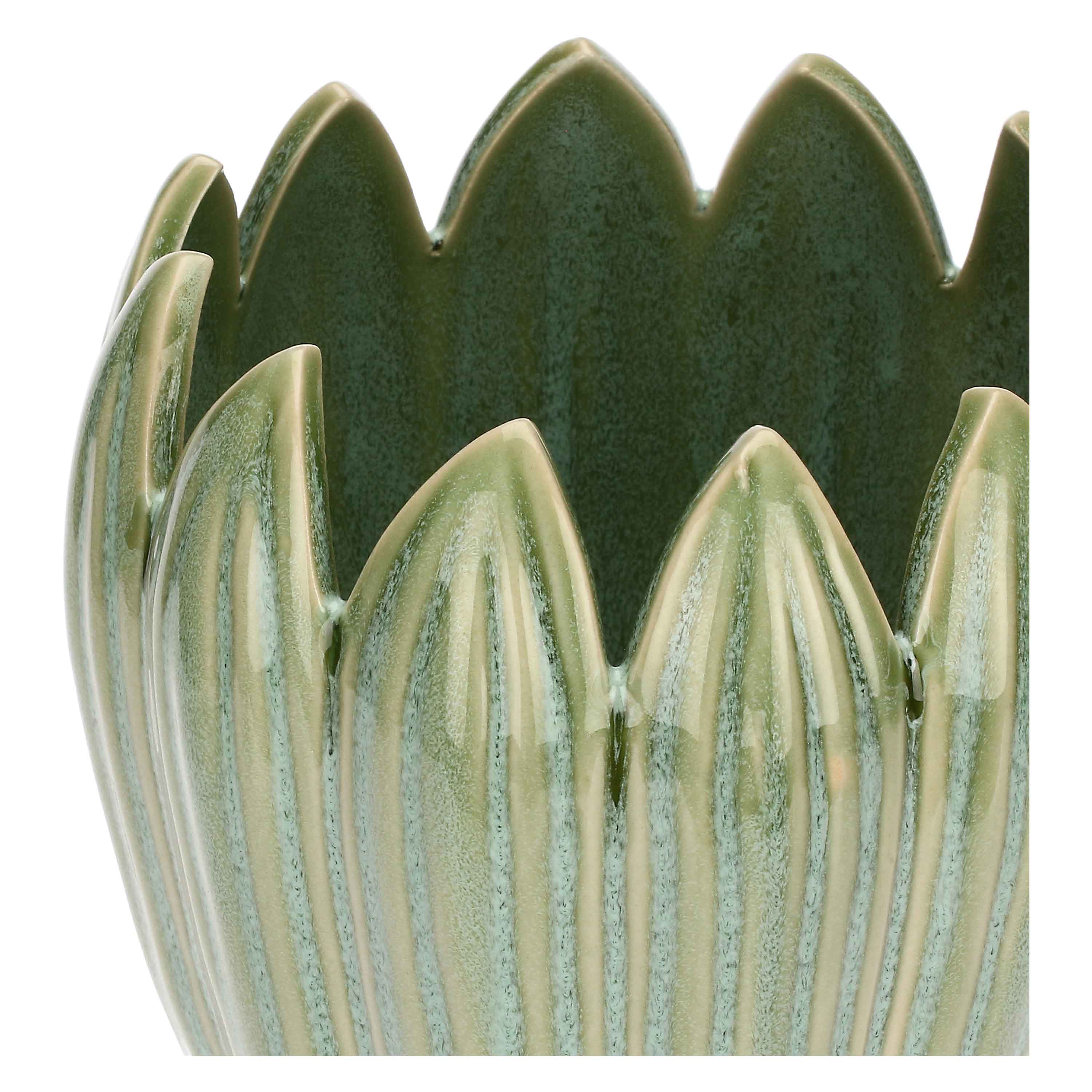 Vaso Crocus - Gres, design elegante in ceramica effetto gres per arredo casa e giardino