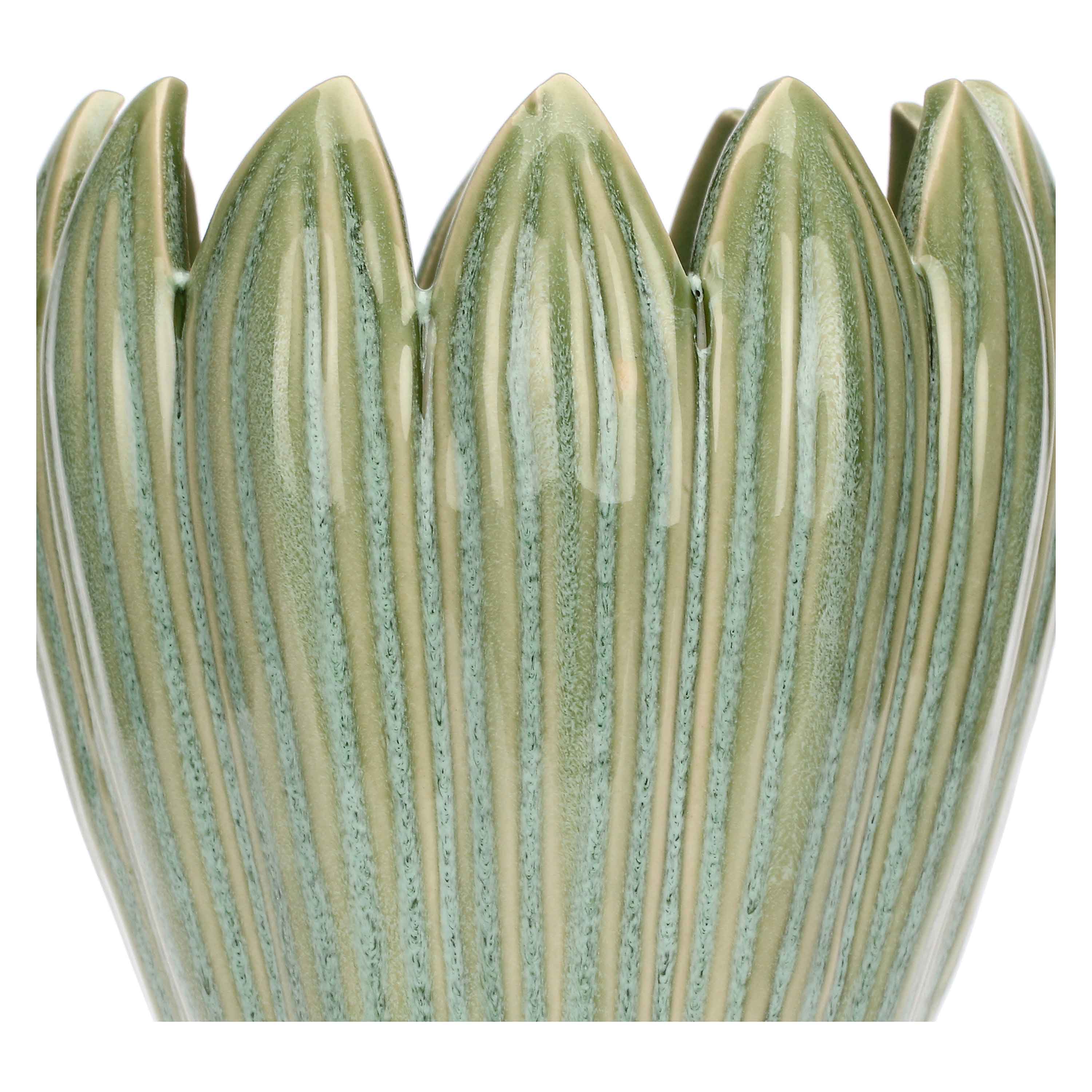 Vaso Crocus - Gres, design elegante in ceramica effetto gres per arredo casa e giardino