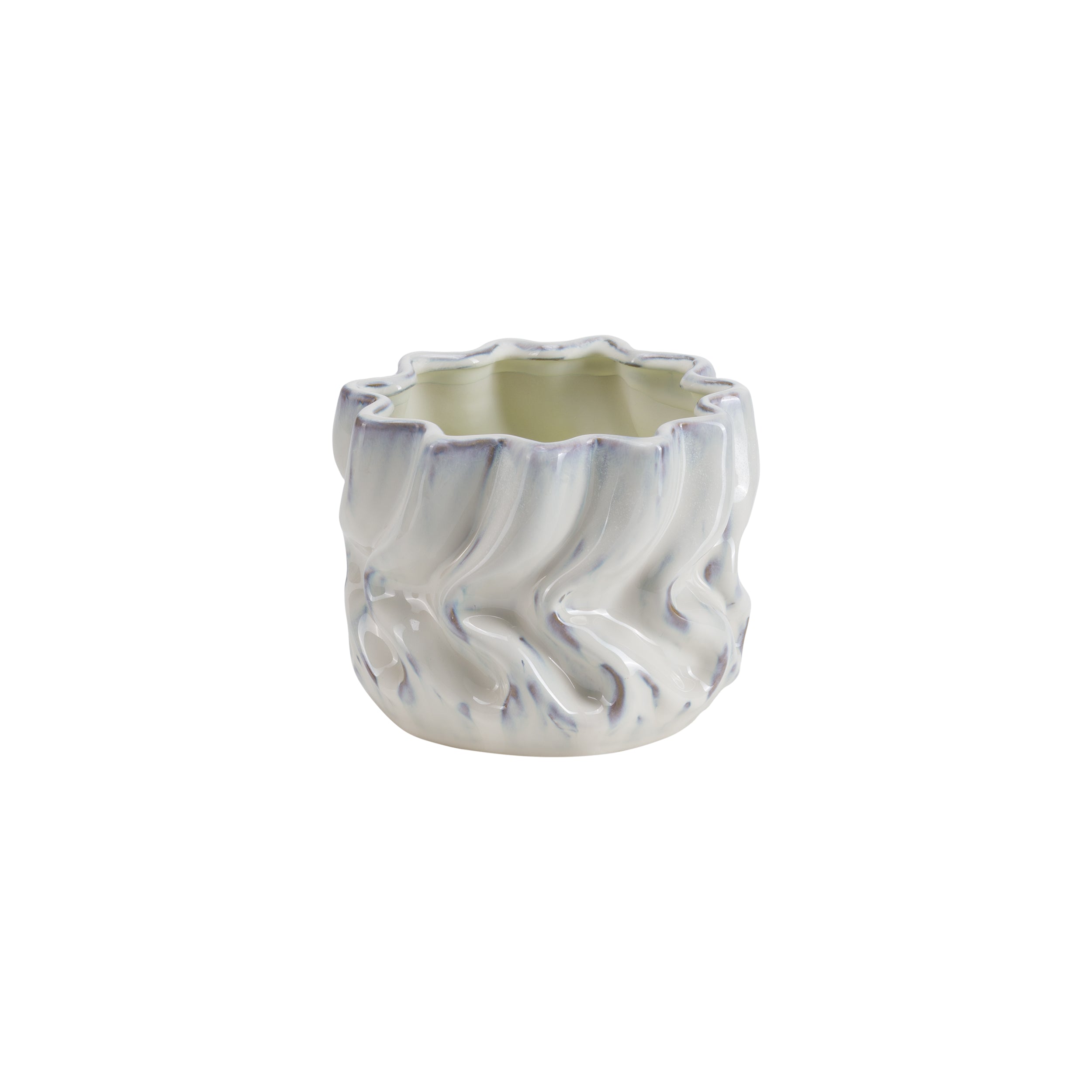 Cachepot M, Anomala - Gres, 17,5x17,5x13,3 cm